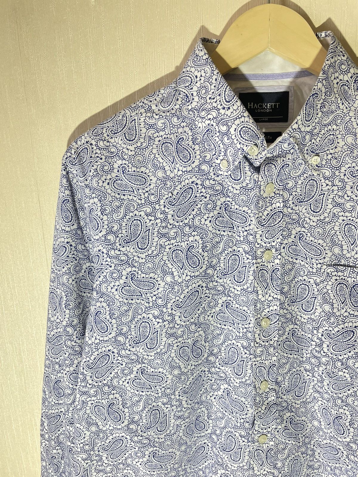 Hackett Hackett London streetwear printed shirt Size US L / EU 52-54 / 3 - 3 Thumbnail