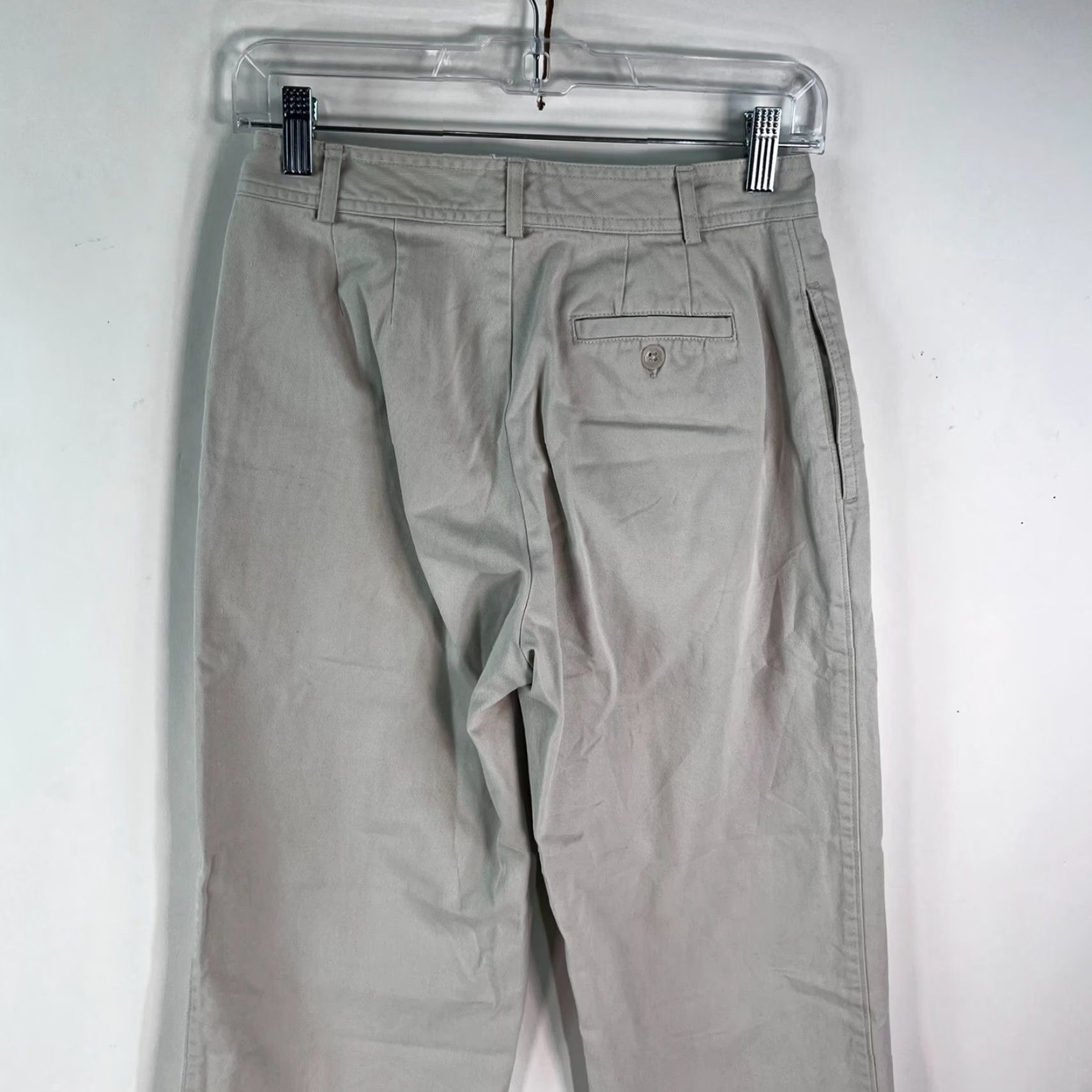 Gap VINTAGE Gap Womens Casual Regular Cropped Stretch Beige Dress Pants Size 2 Size 26" / US 2 / IT 38 - 5 Thumbnail