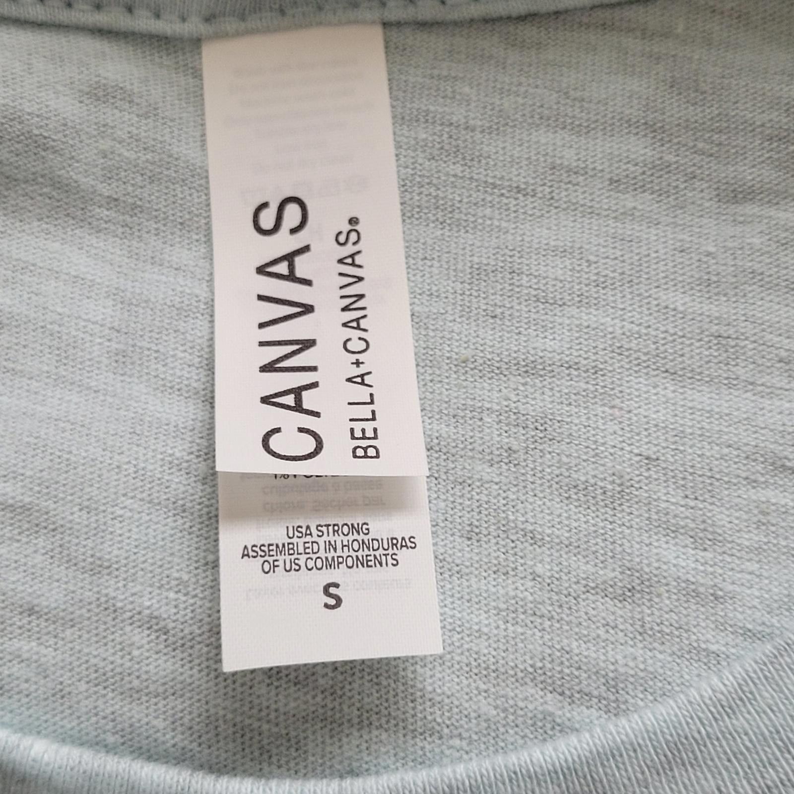 Other Bella + Canvas Men's S Light Blue Crewneck T-Shirt Soft Fit Size US S / EU 44-46 / 1 - 3 Thumbnail