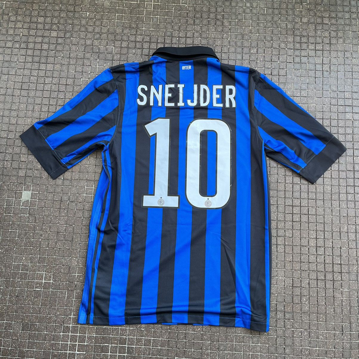 image of Nike x Vintage Inter Milan 2011/12 Home Jersey Sneijder in Blue, Men's (Size Small)