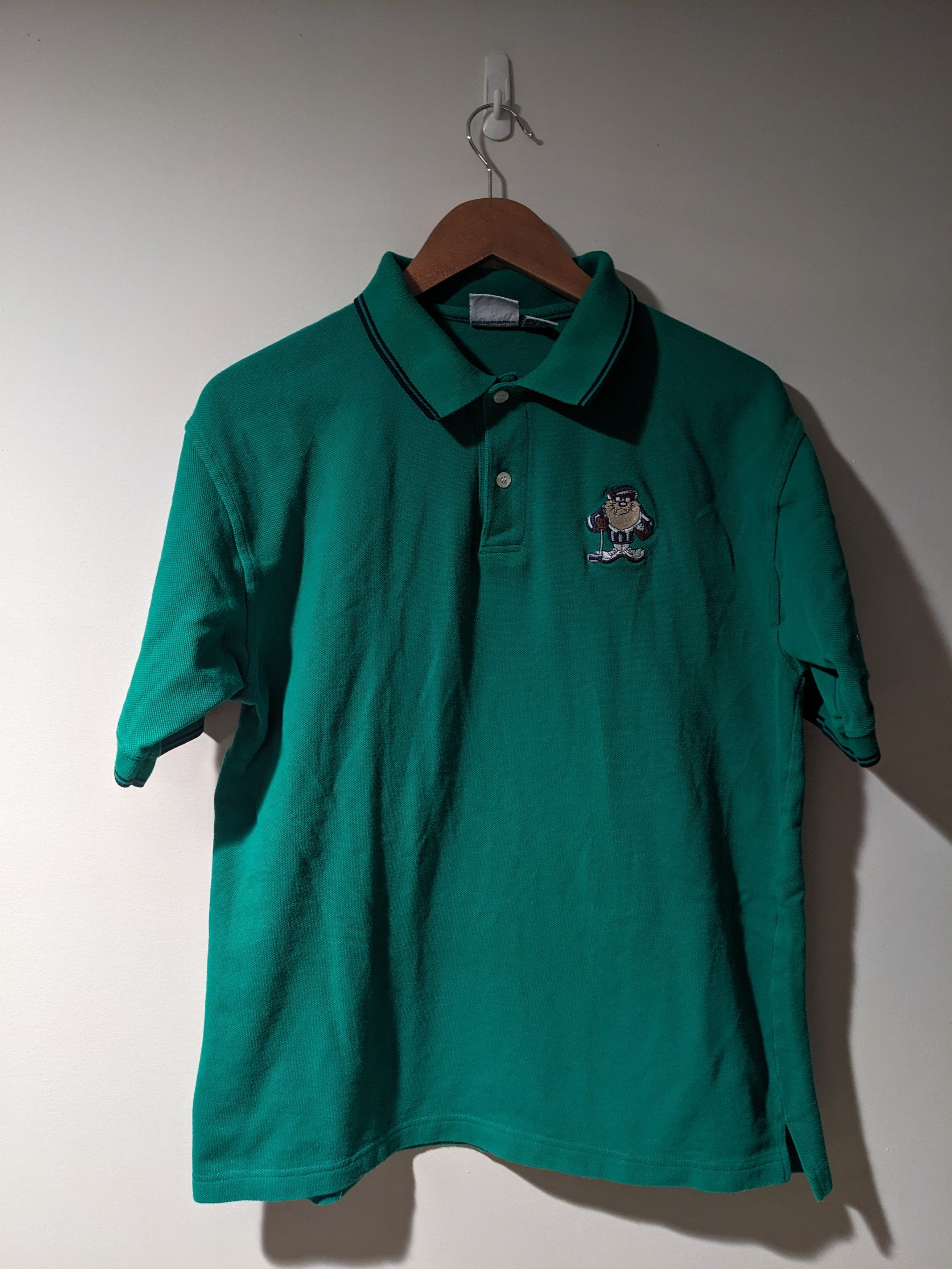 Cartoon Network × Vintage Vintage 90s Taz Looney Tunes Golf Sports Large Polo Shirt Size US L / EU 52-54 / 3 - 1 Thumbnail