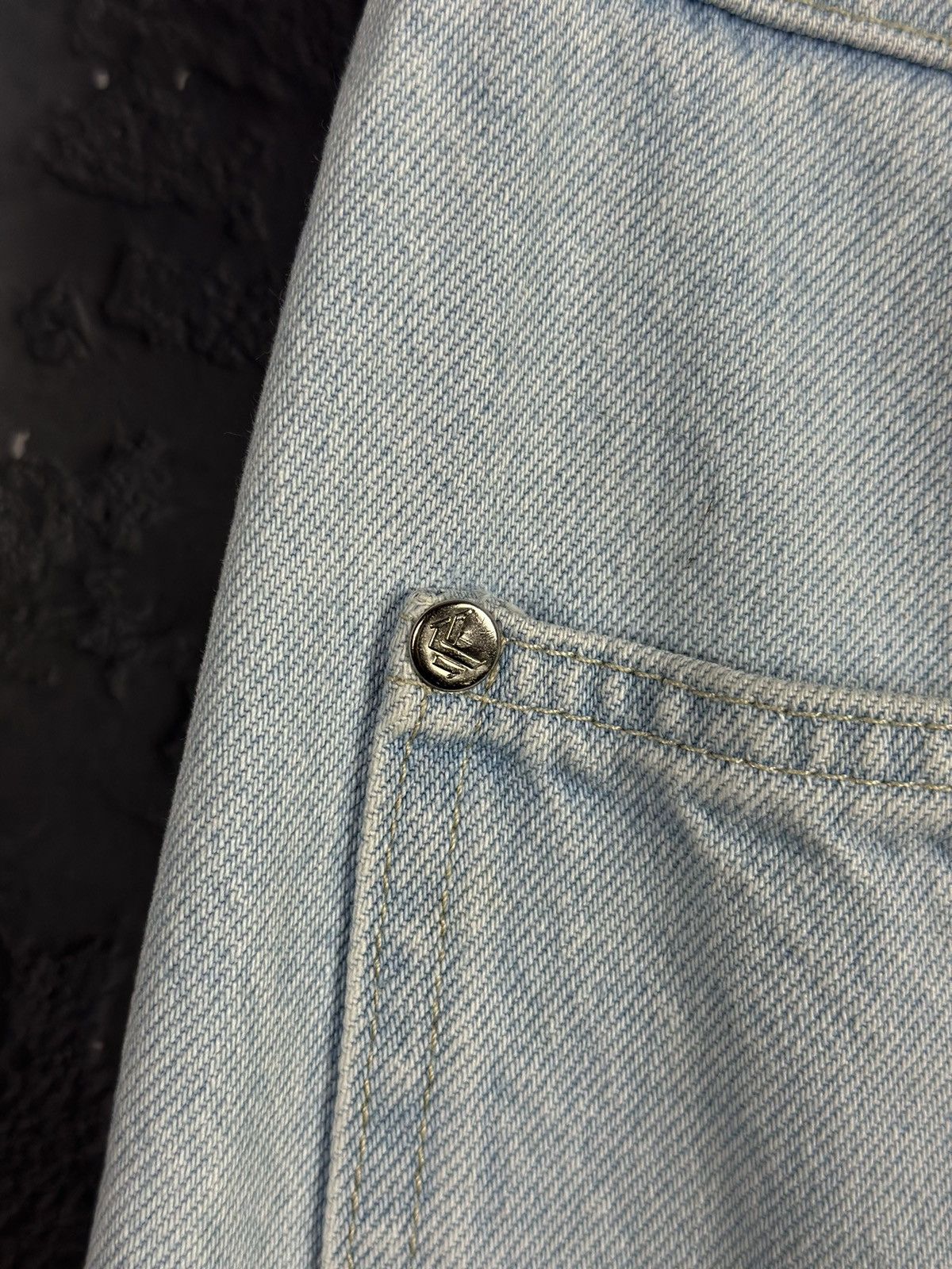 Karl Kani × Vintage Karl Kani Jeans Dark Wash Denim Cargo Pants Size US 31 - 8 Thumbnail