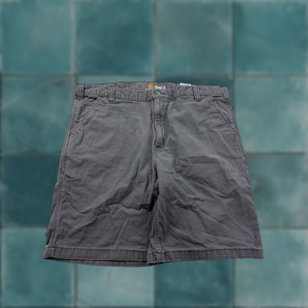 Carhartt Carhartt Shorts Mens 42 Gray Rugged Flex Relaxed Fit Canvas Work 102514-039 Size US 42 / EU 58 - 1 Thumbnail