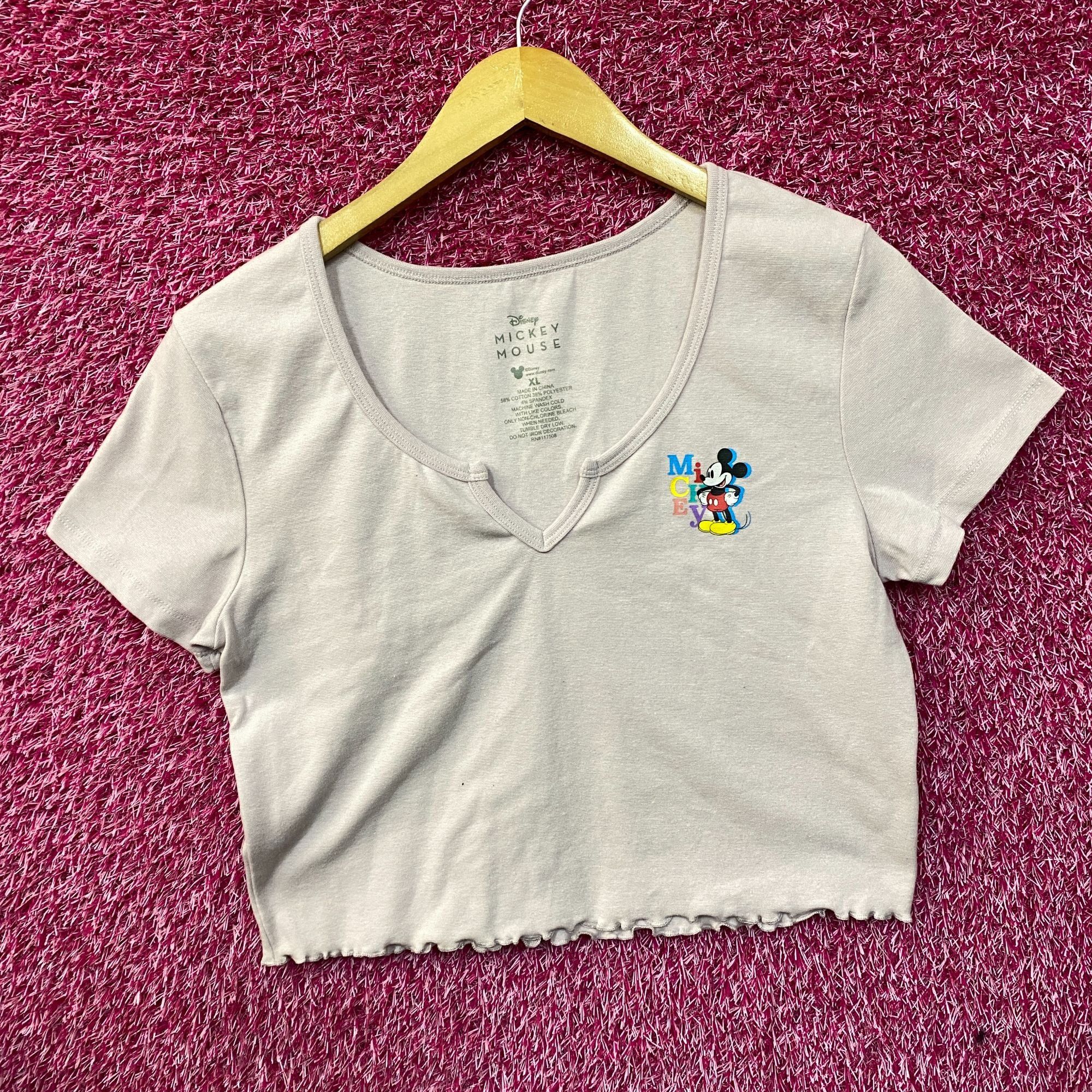 Disney Disney Mickey Mouse Lavender Ruffled Hem Croptop XL Size XL / US 12-14 / IT 48-50 - 3 Thumbnail