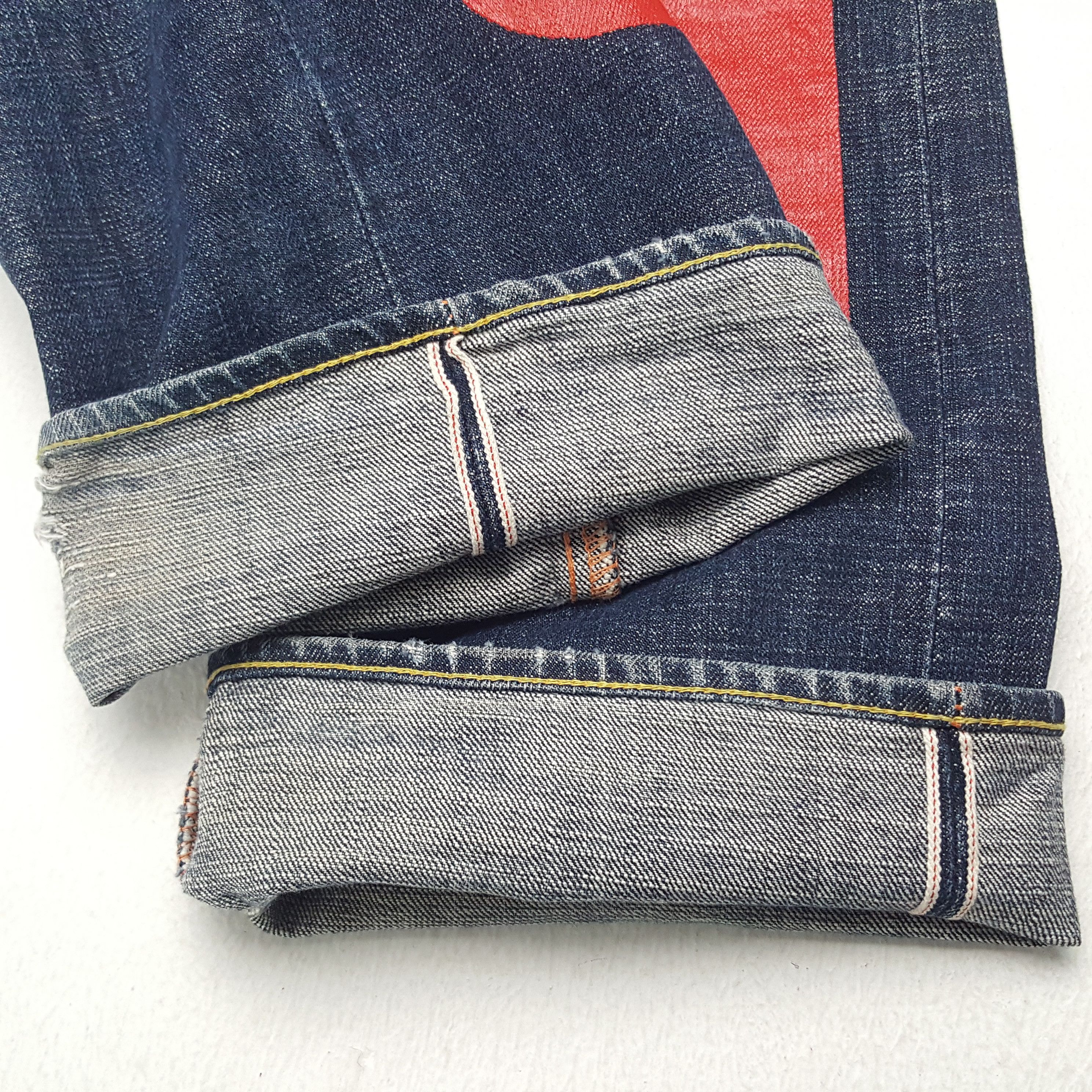 Evisu × Japanese Brand Vintage Evisu Japan Selvedge Custom Daicock Denim Jeans Size US 30 / EU 46 - 12 Thumbnail