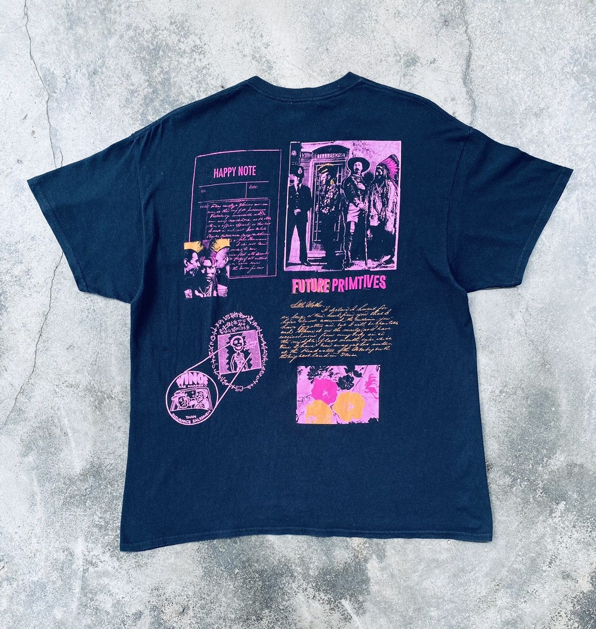 Japanese Brand Vintage Rna Future Primtives Punk Back Print Tees Size US M / EU 48-50 / 2 - 2 Thumbnail