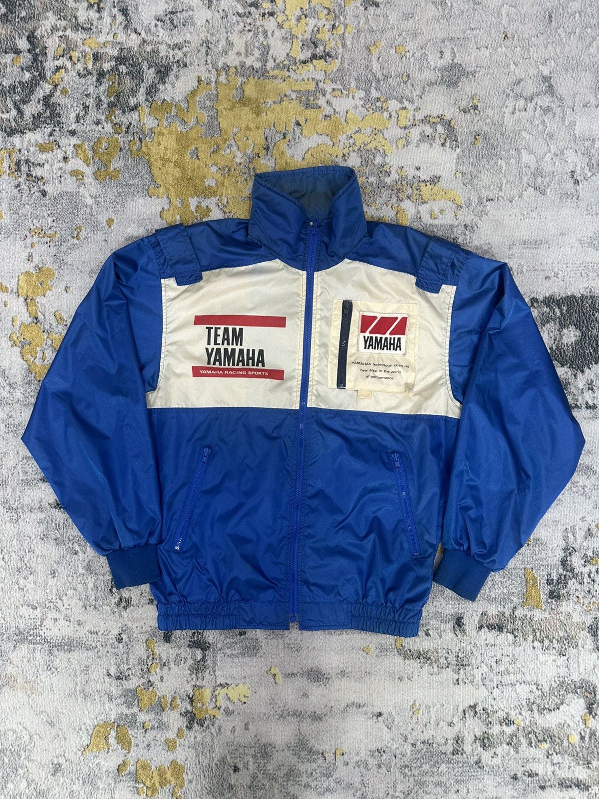 Yamaha Vintage 80s Yamaha Team Racing Rider Windbreaker/Collections Size US L / EU 52-54 / 3 - 1 Thumbnail