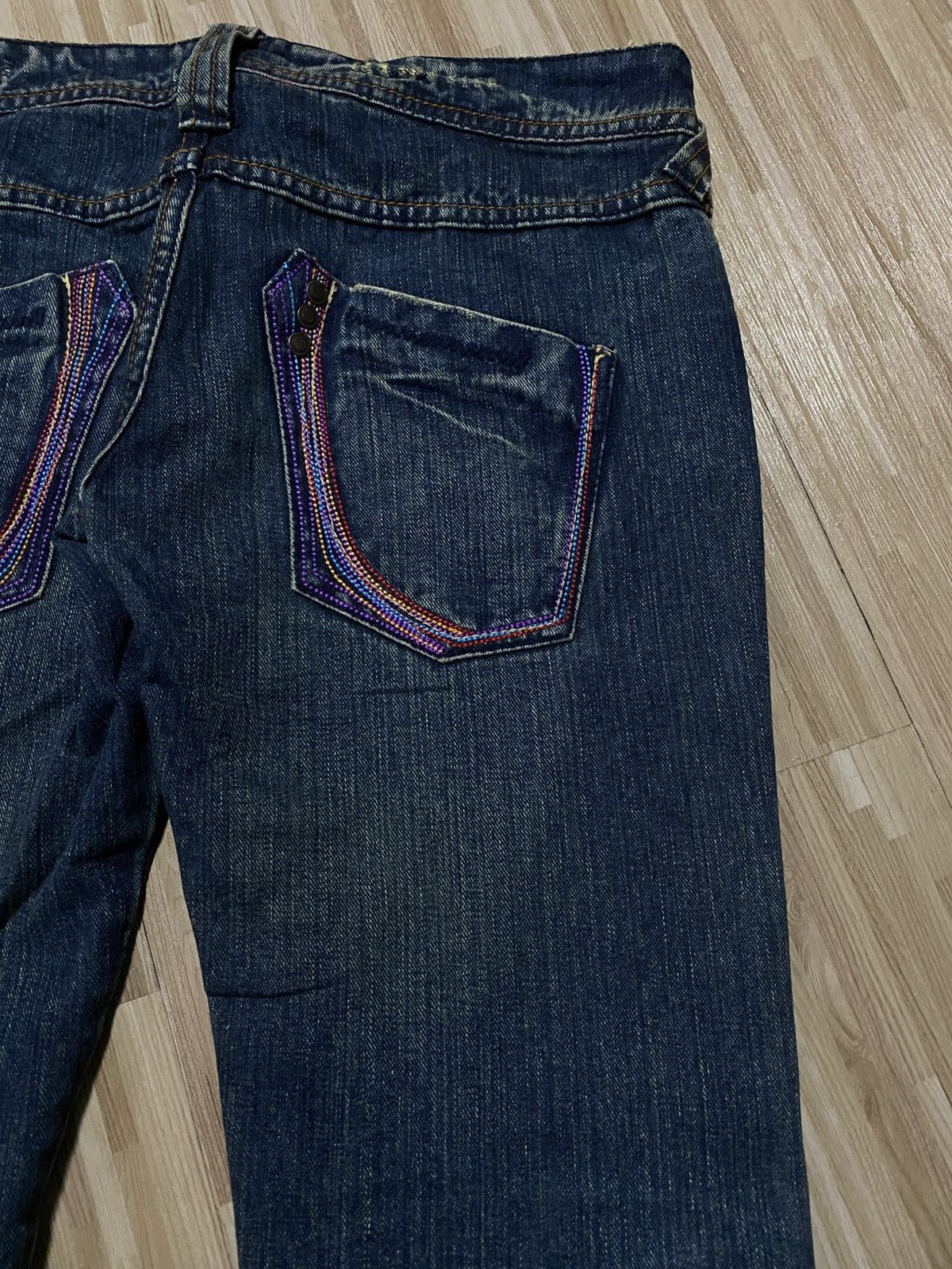 Japanese Brand × Vintage 💥FLARE 90s BOOTCUT DISTRESS💥 Size US 31 - 11 Thumbnail