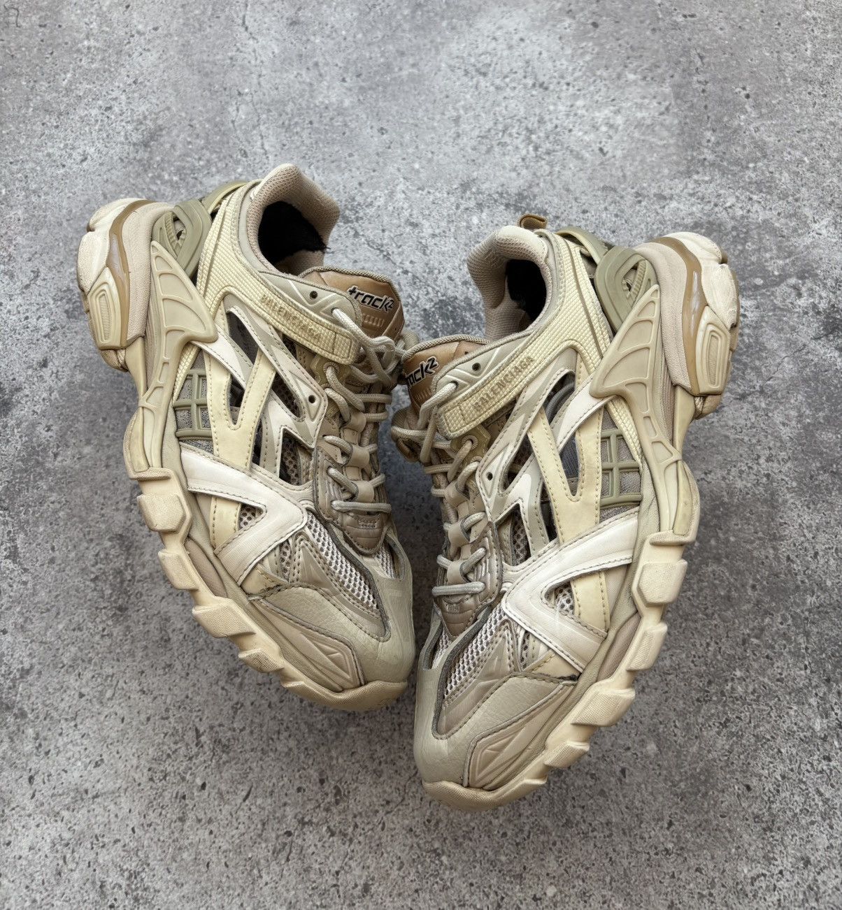 Balenciaga Balenciaga Track 2 Beige Size US 9 / EU 42 - 2 Thumbnail