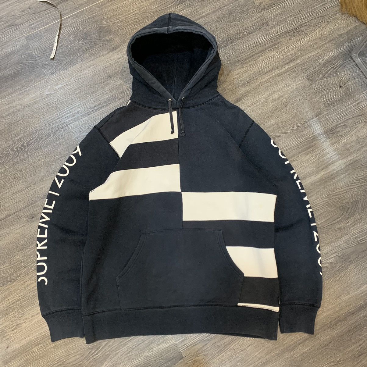 Supreme Supreme 2009 Block Stripe Sweat Hoodie Size US XL / EU 56 / 4 - 1 Thumbnail