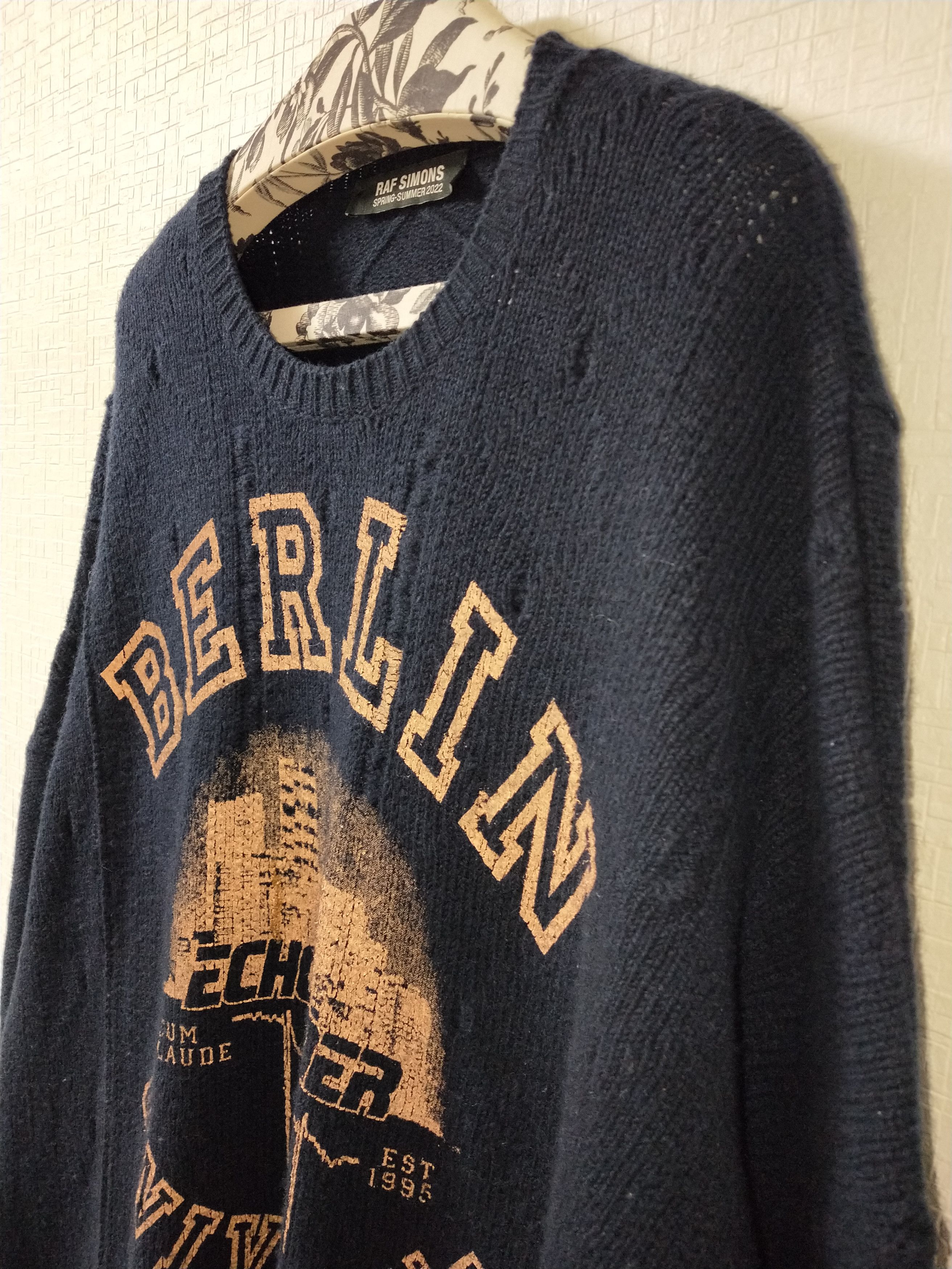 Raf Simons Berlin Universitat Sweater Size US XXL / EU 58 / 5 - 3 Thumbnail