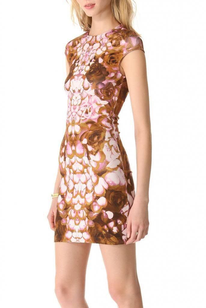 Alexander McQueen × Designer Alexander McQueen avant garde floral pattern dress Size S / US 4 / IT 40 - 2 Thumbnail