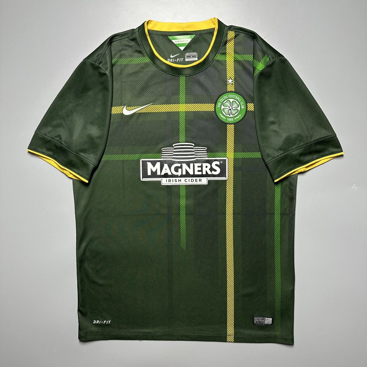 Nike CELTIC NIKE 2014/2015 FOOTBALL AWAY JERSEY #5 VIRGIL Size US M / EU 48-50 / 2 - 2 Thumbnail