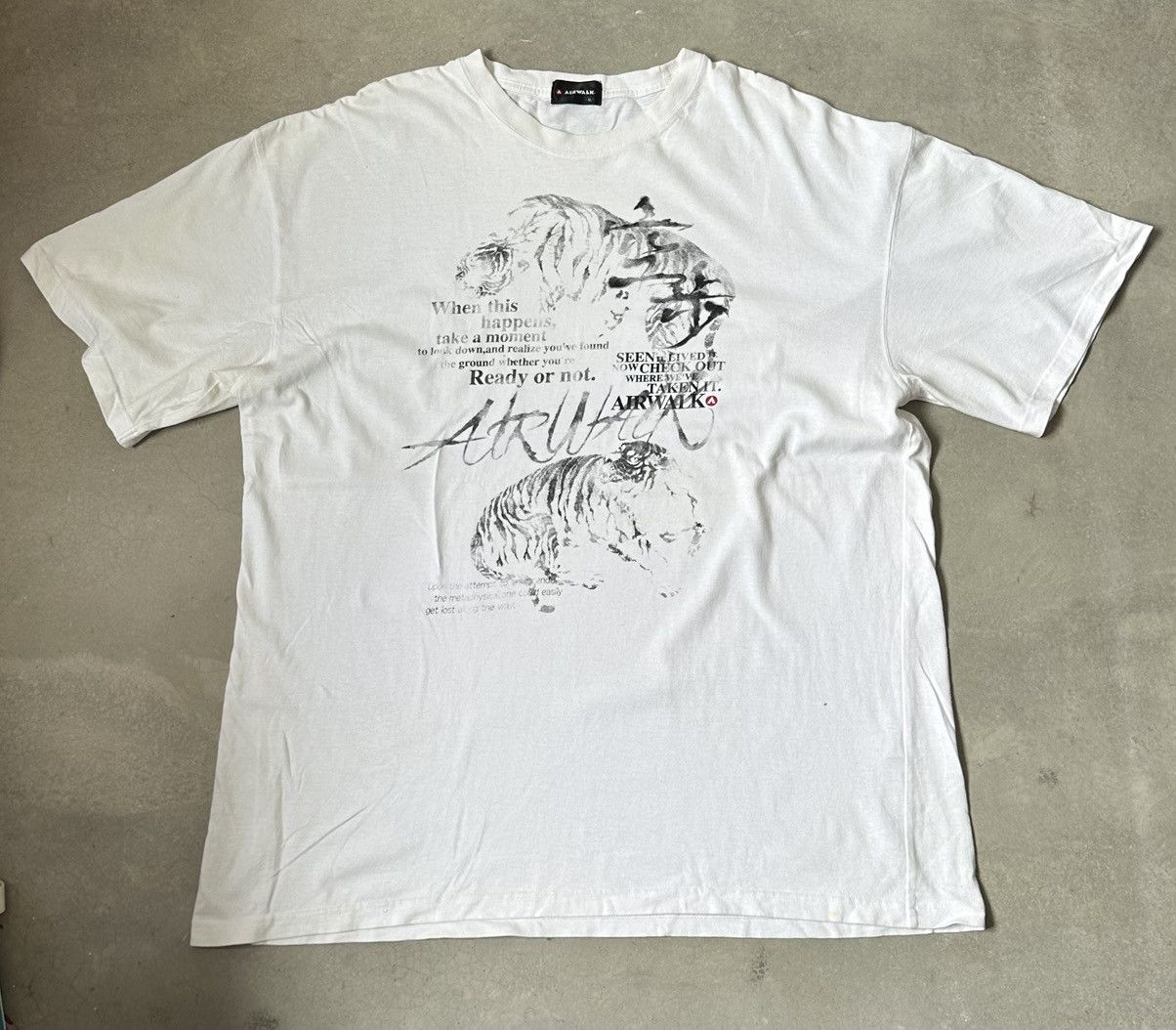 Airwalk VINTAGE AIRWALK TIGER PRINT TEE Size US XXL / EU 58 / 5 - 1 Thumbnail