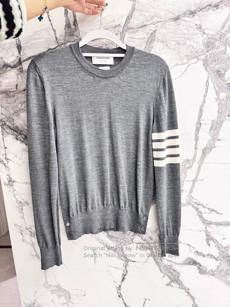 Thom Browne Round-neck knit sweater