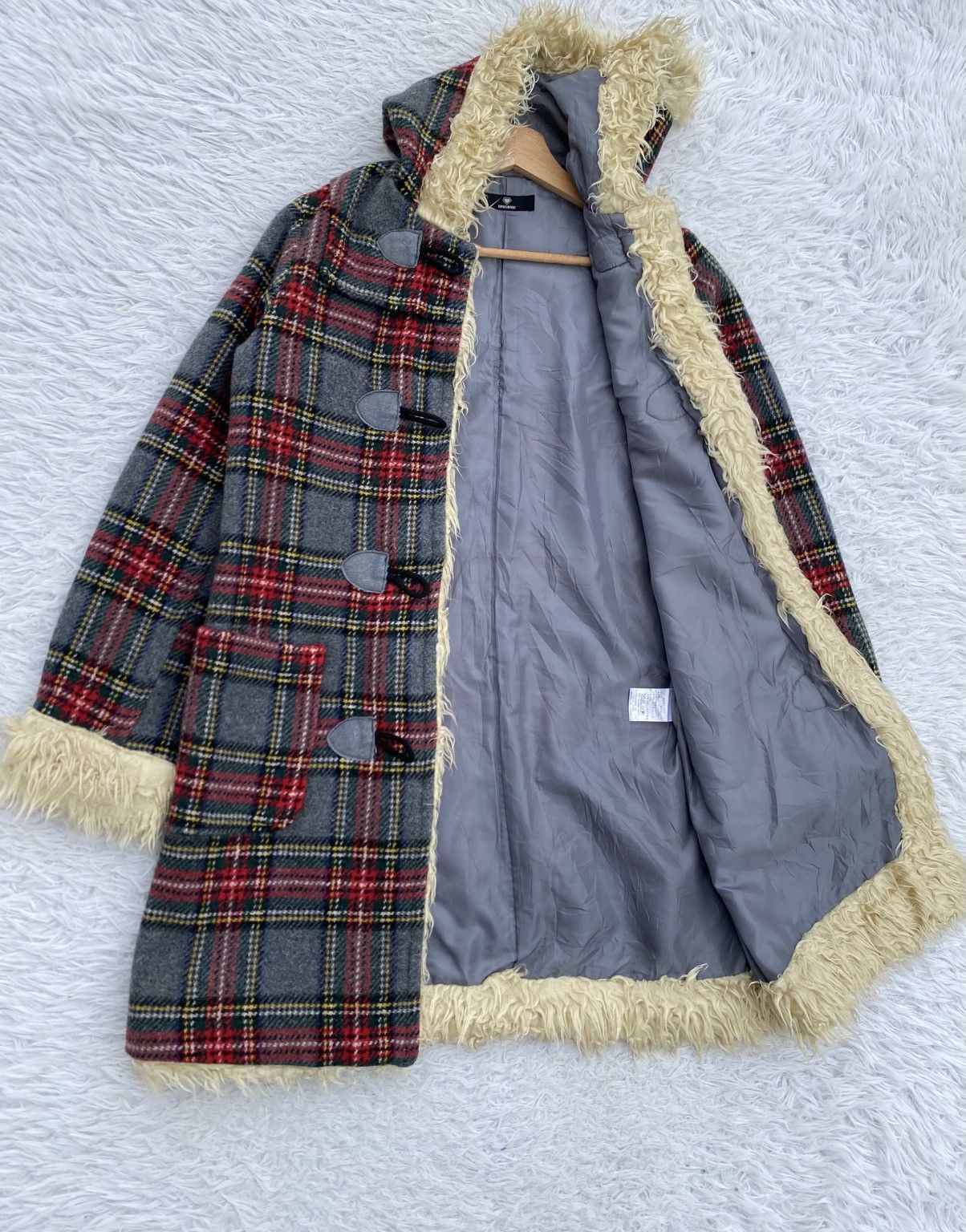 Super Lovers Rare Vintage Super Lovers Wool Long Jacket Size M / US 6-8 / IT 42-44 - 7 Thumbnail