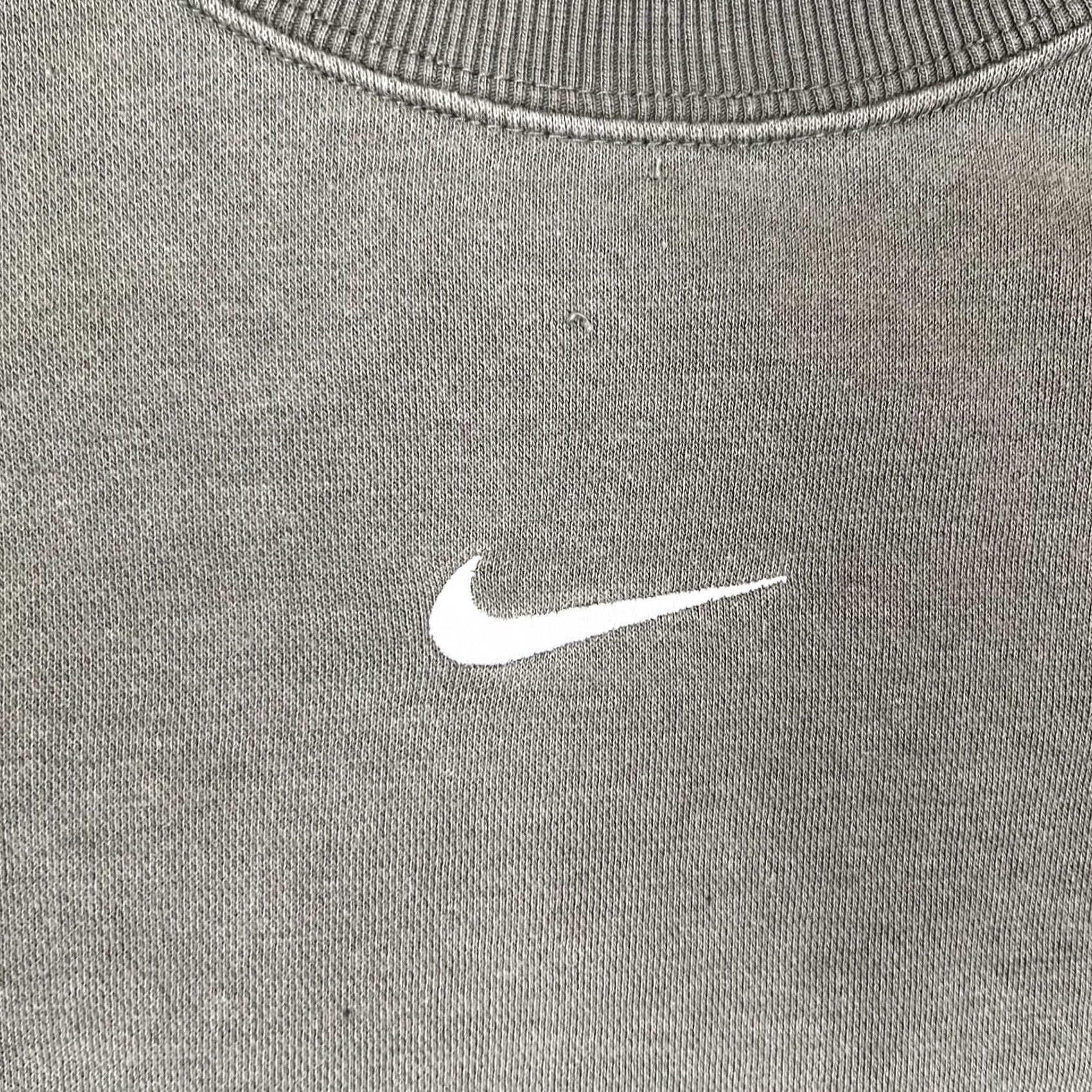 Nike Nike Sportswear Crewneck Sweatshirt Women M Green Oversized Fleece Logo Pullover Stains Charms: Nike Size M / US 6-8 / IT 42-44 - 2 Thumbnail