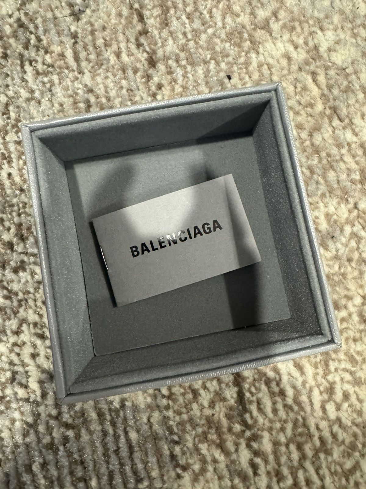 Balenciaga Balenciaga Cut XS Sterling-Silver Single Earring Size ONE SIZE - 4 Thumbnail