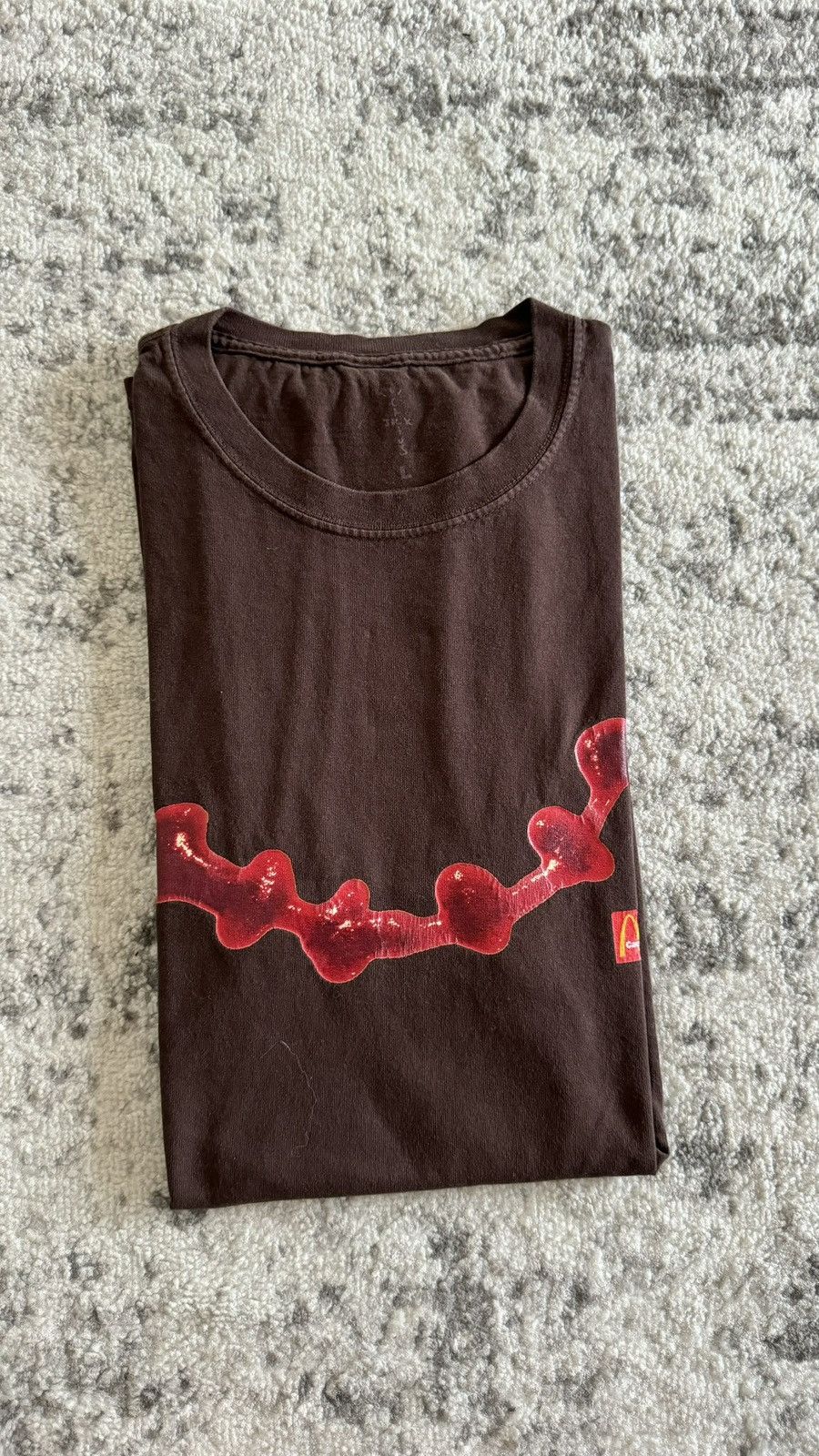 Travis Scott Travis Scott McDonalds Ketchup Tee Size US L / EU 52-54 / 3 - 2 Thumbnail