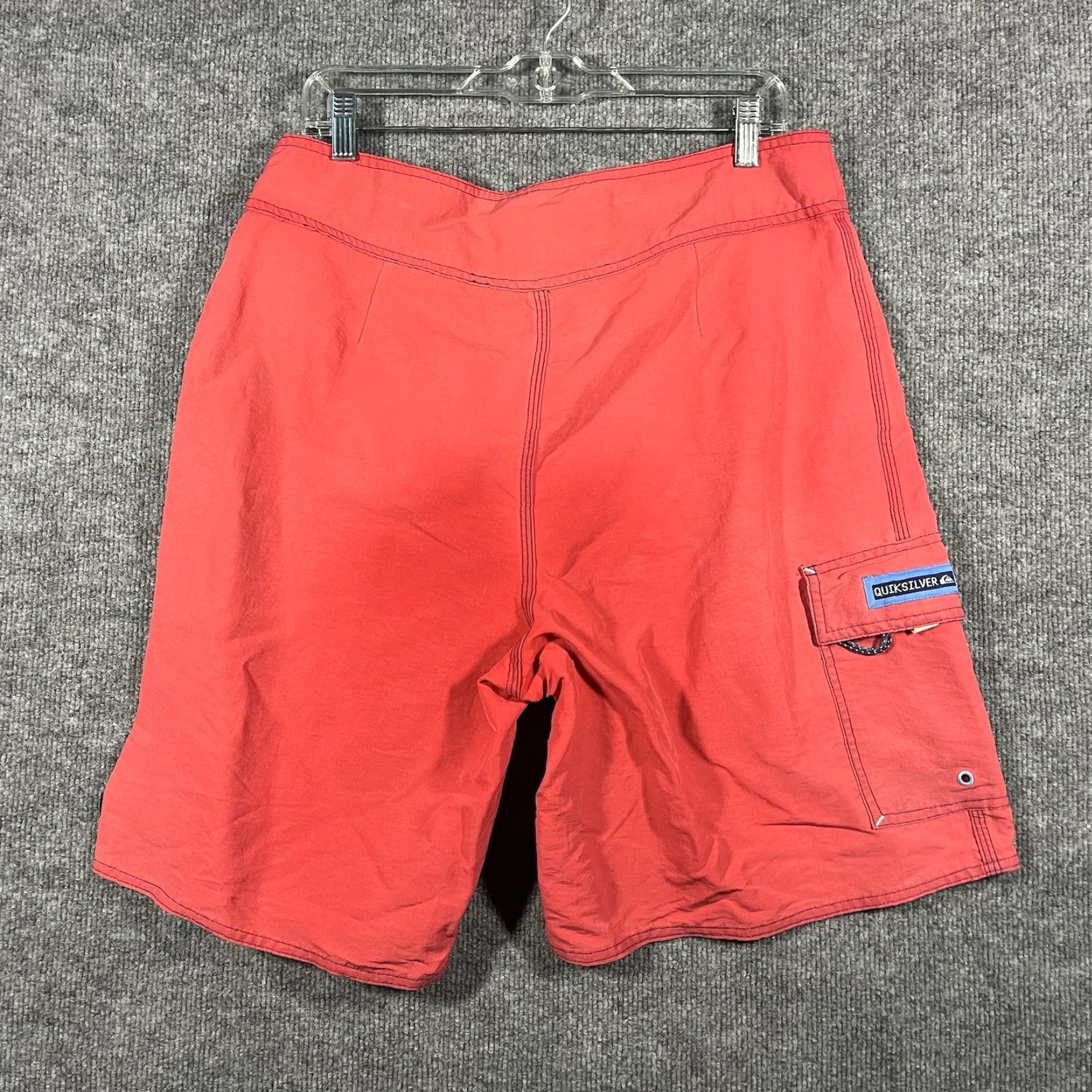 Quiksilver VINTAGE Quiksilver Board Shorts Red 33 Mens Trunks Beach Surf Grunge 90s Size US 33 - 6 Thumbnail