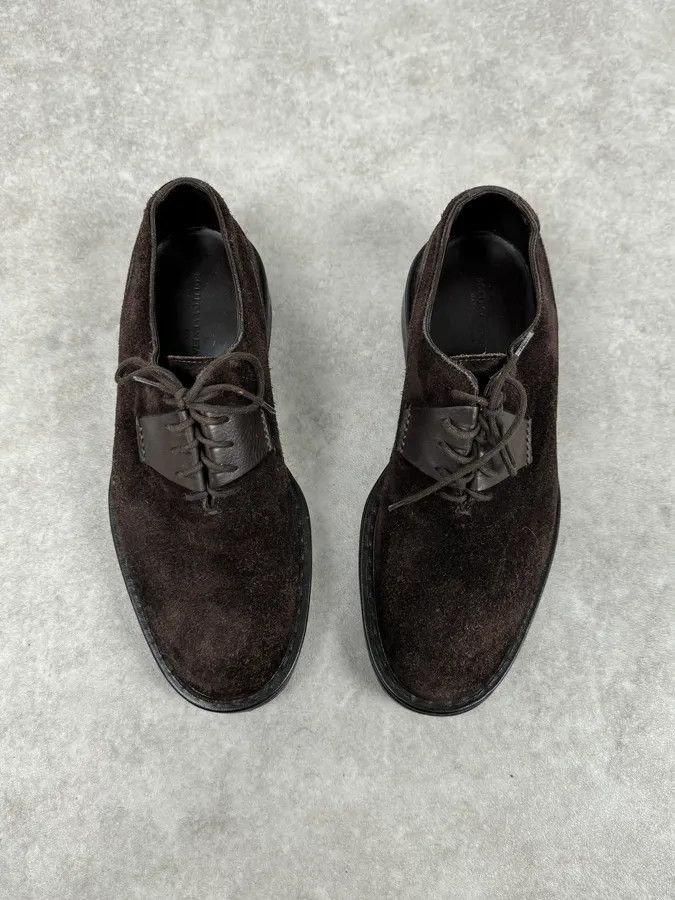 Bottega Veneta Bottega Veneta Brown Suede Derby Shoes Size US 7 / EU 40 - 5 Thumbnail
