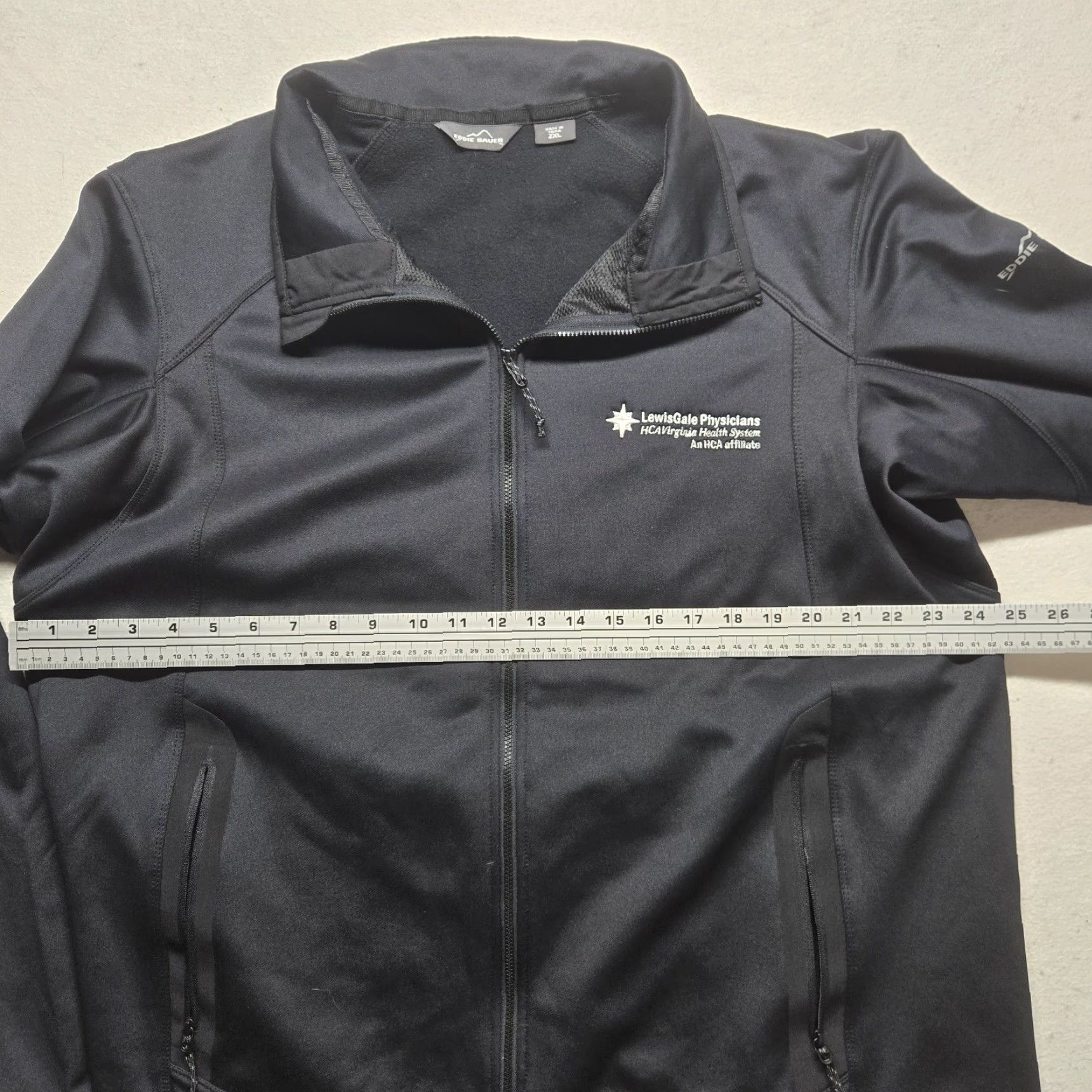 Eddie Bauer Eddie Bauer Jacket Adult Men XL Black Fleece Full Zip Windbreaker Embroidered Stand-Up Collar Mens Size US XL / EU 56 / 4 - 7 Thumbnail