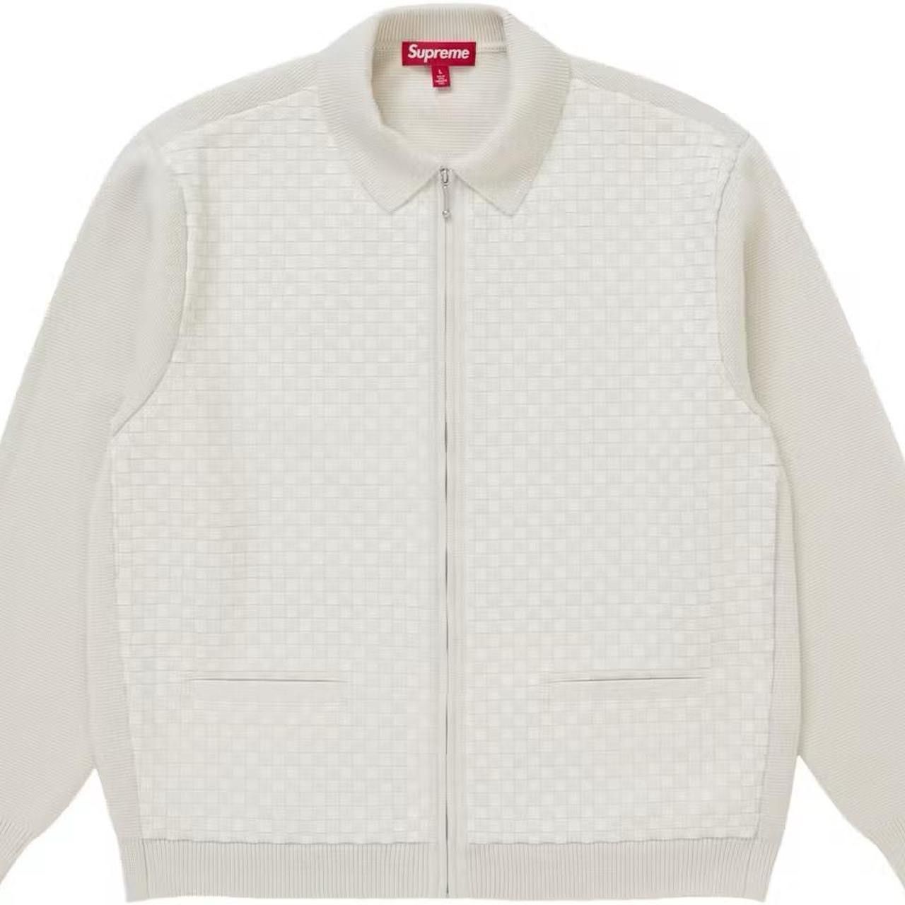 Supreme Supreme Woven Leather Zip Up Cardigan (FW24) Size US S / EU 44-46 / 1 - 4 Thumbnail