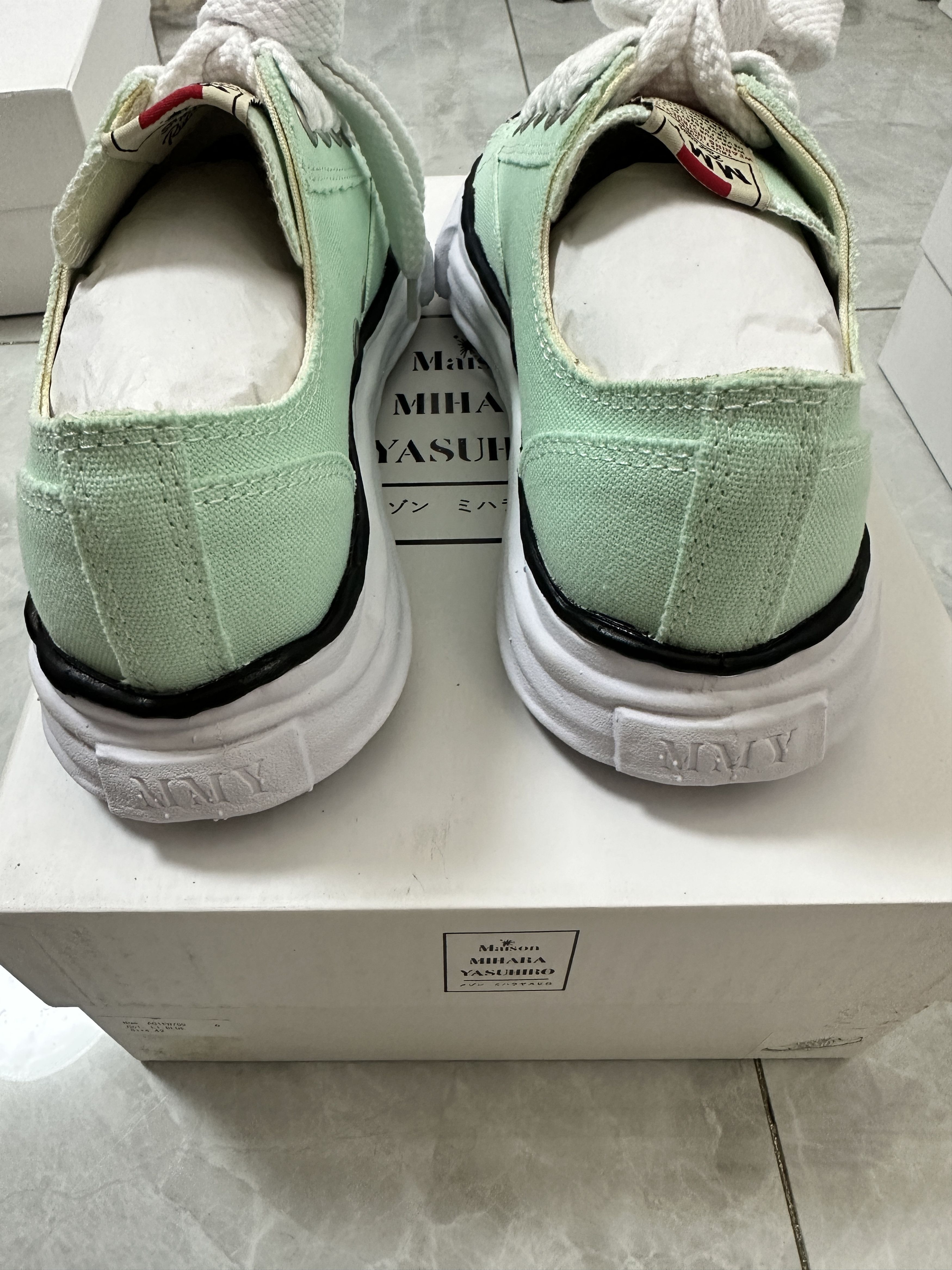 Maison MIHARA YASUHIRO Maison MIHARA YASUHIRO Low-top Sneakers in Light Blue Size US 9 / EU 42 - 2 Thumbnail