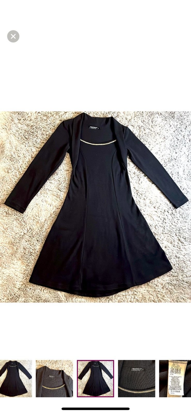 Vintage RINA SCIEMENTO MADE IN ITALY DRESS Size M / US 6-8 / IT 42-44 - 4 Thumbnail