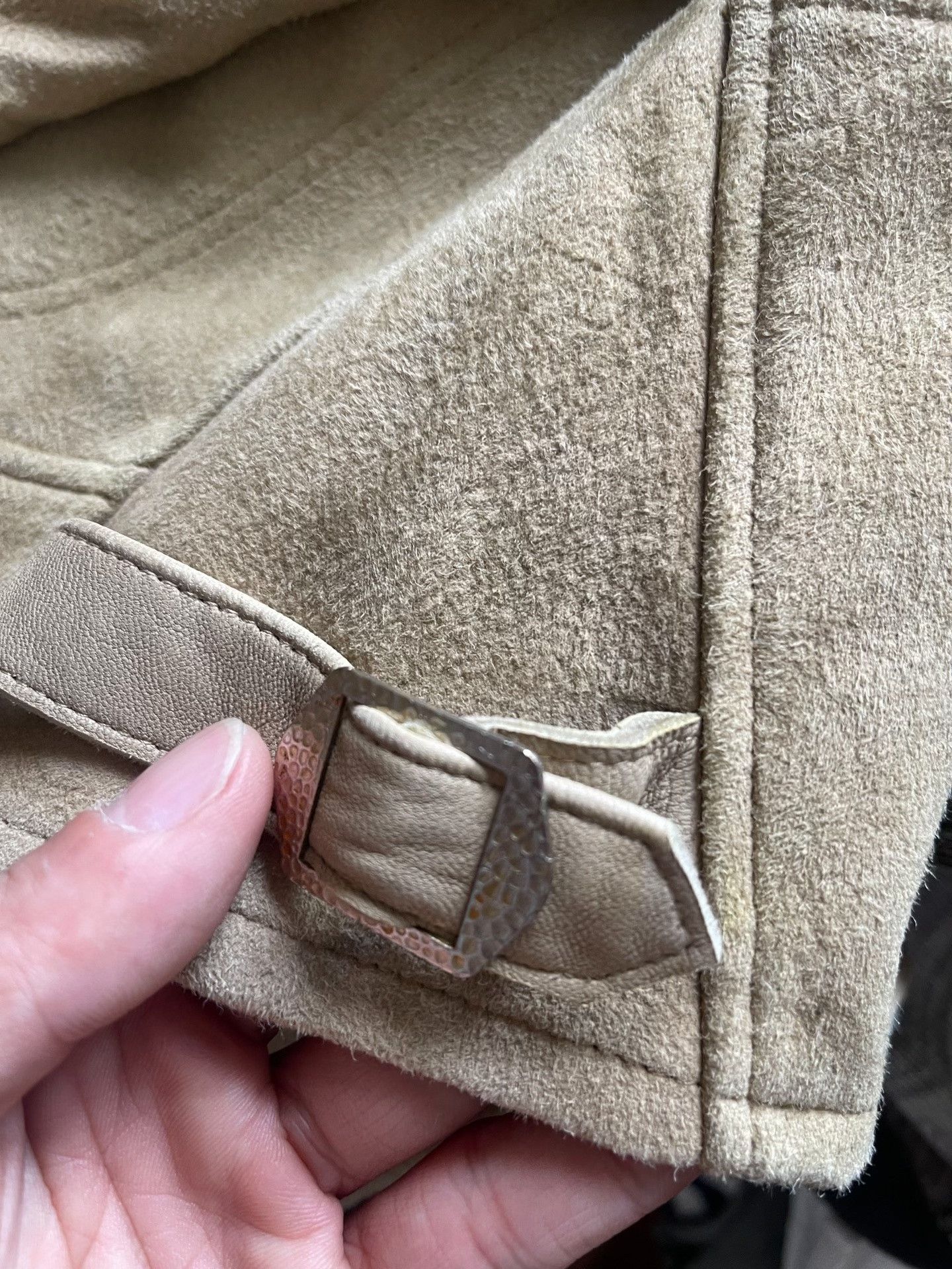 RRL Ralph Lauren RRL Beige Suede Leather Jacket Size US S / EU 44-46 / 1 - 7 Thumbnail