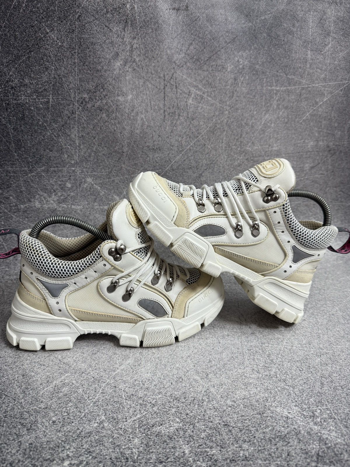 Gucci Gucci Flashtrek Women’s Sneakers ‘White’ Size 38 Size US 7 / IT 37 - 8 Thumbnail