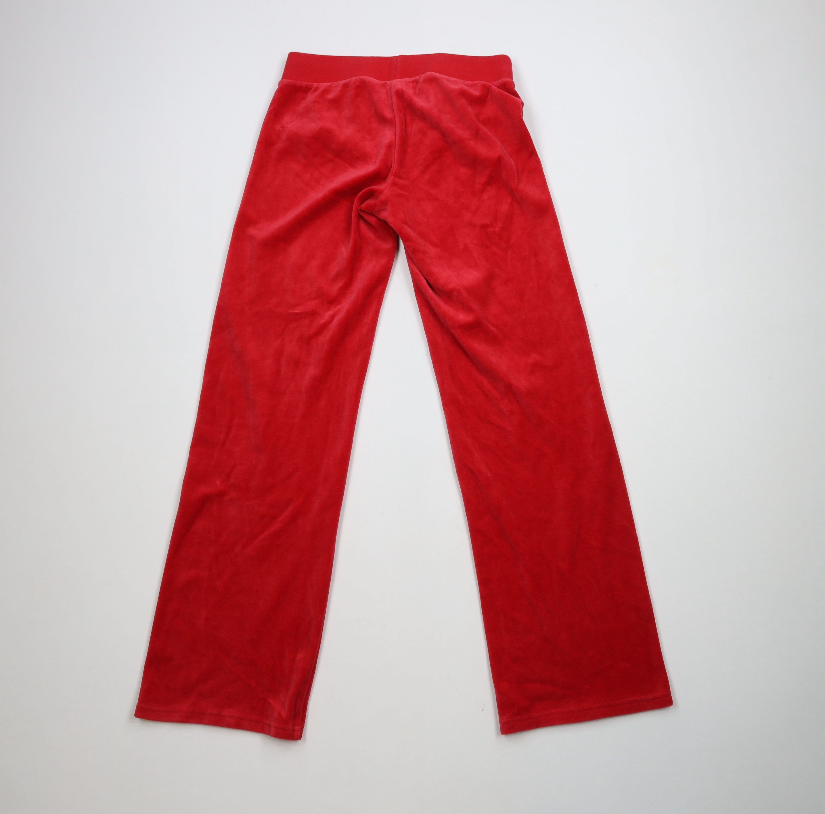 Juicy Couture × Vintage Vintage 90s Y2K Juicy Couture Flared Terry Cloth Sweatpants Size 26" / US 2 / IT 38 - 9 Thumbnail