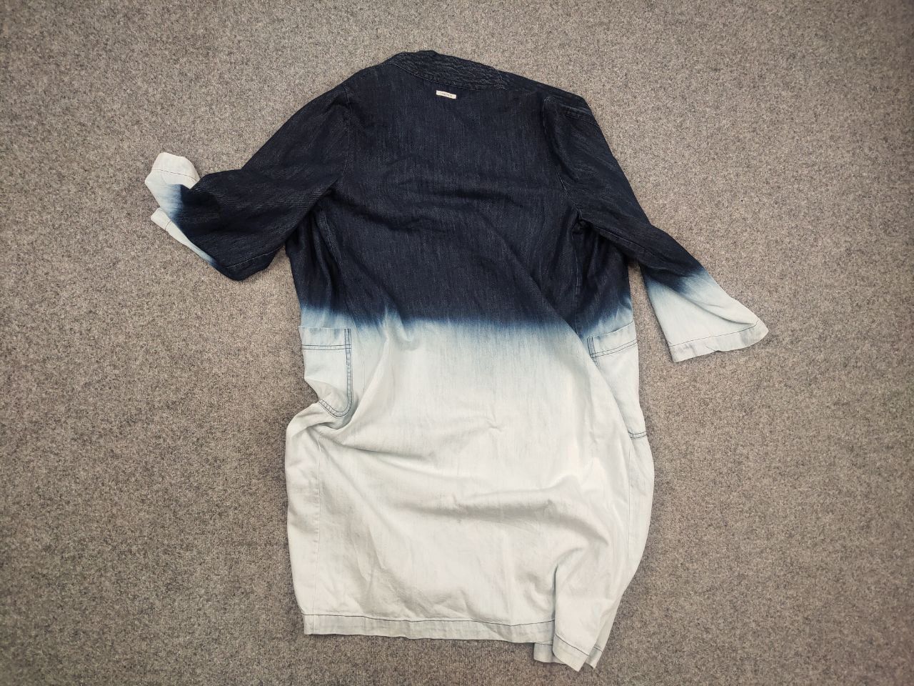 Vintage Humility 1949 Design Long Cardigan Gradient Blue denim Size L / US 10 / IT 46 - 10 Thumbnail