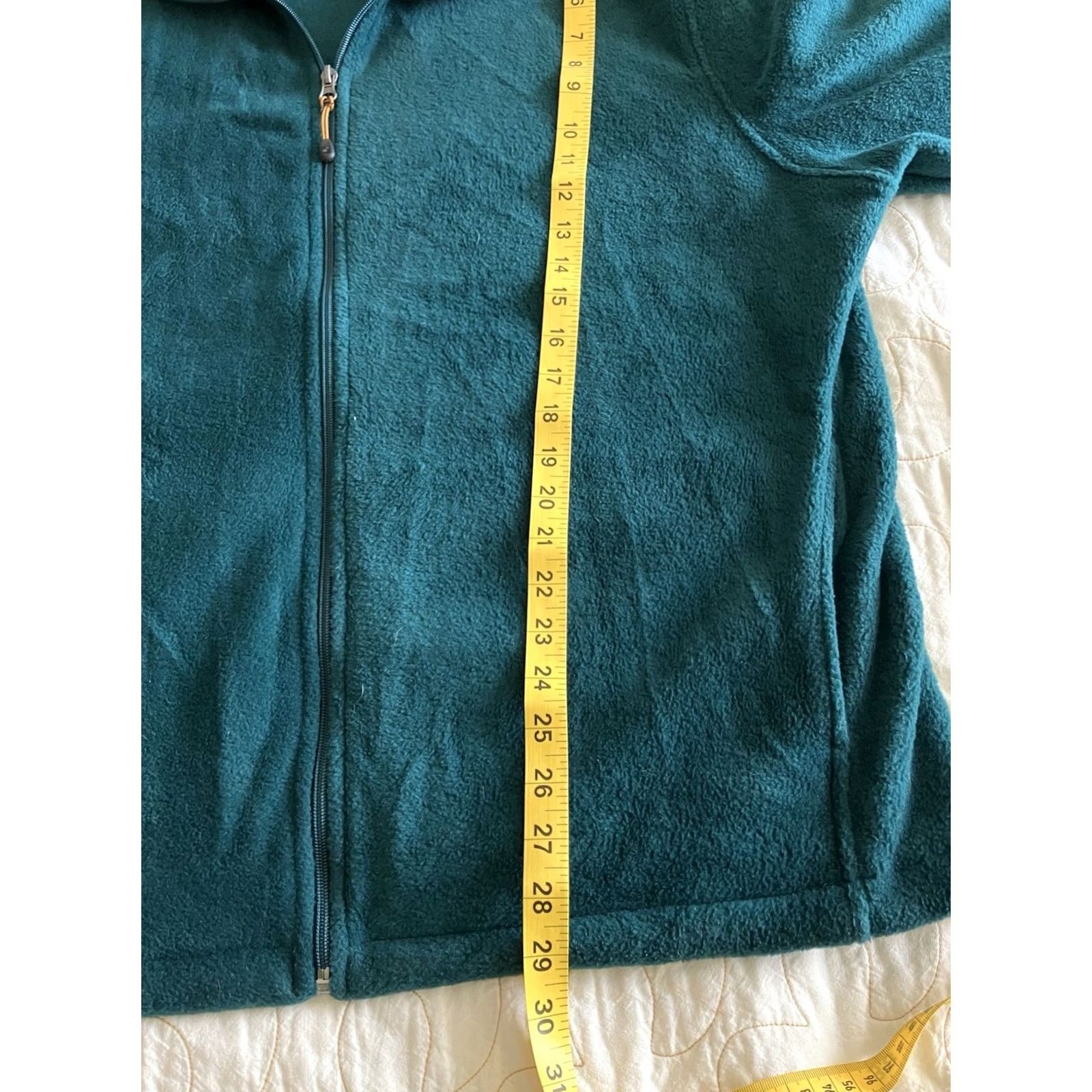 Vintage Woolrich Sweater Mens XL Green Heather Full Zip Mock Neck Pockets Outdoor Casual Knit Polyester Pullover Size US XL / EU 56 / 4 - 5 Thumbnail