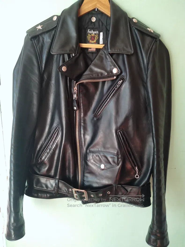 Schott Schott Slim leather clothes Size US S / EU 44-46 / 1 - 1 Thumbnail