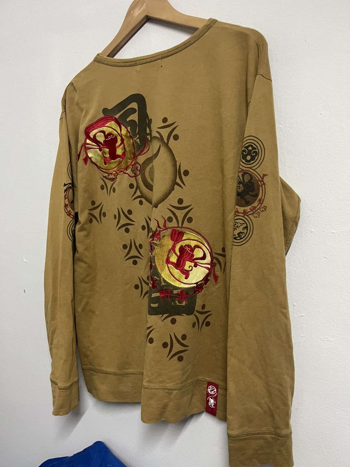Japanese Brand 💥Go Coo ! Sukajan Monkey King Embroidered Japanese Motive Size US L / EU 52-54 / 3 - 3 Thumbnail