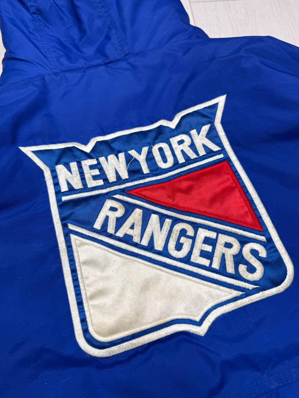 NHL Vintage 90s NHL Starter New York Rangers Half Zip Jacket Size US L / EU 52-54 / 3 - 19 Thumbnail