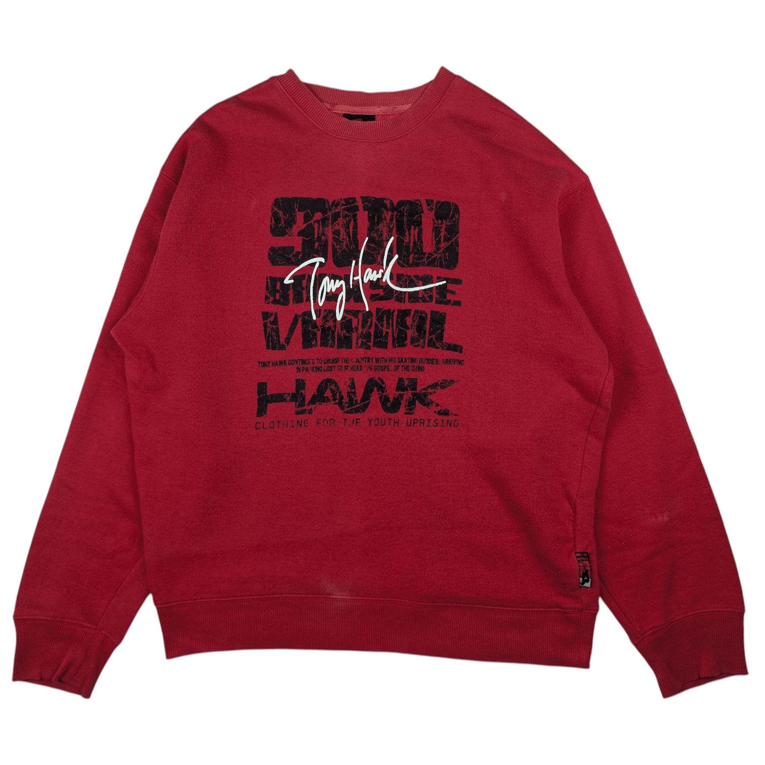 Tony Hawk TONY HAWK Skateboard Sweatshirts Jumper Size US XL / EU 56 / 4 - 4 Thumbnail