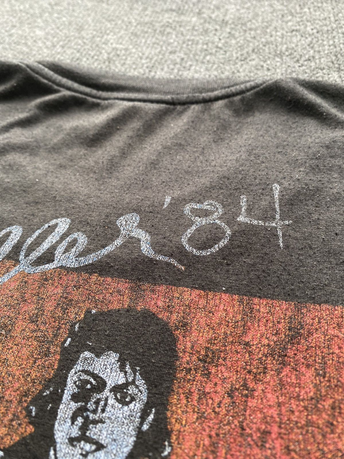 Band Tees 🔥’84 Michael Jackson Thriller sun Faded washed Top m size Size M / US 6-8 / IT 42-44 - 3 Thumbnail