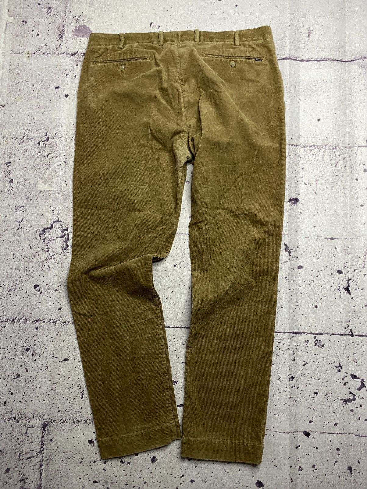 Polo Ralph Lauren Men's vintage velvet pants Polo Ralph Lauren Brown/Gold Size US 36 / EU 52 - 1 Thumbnail