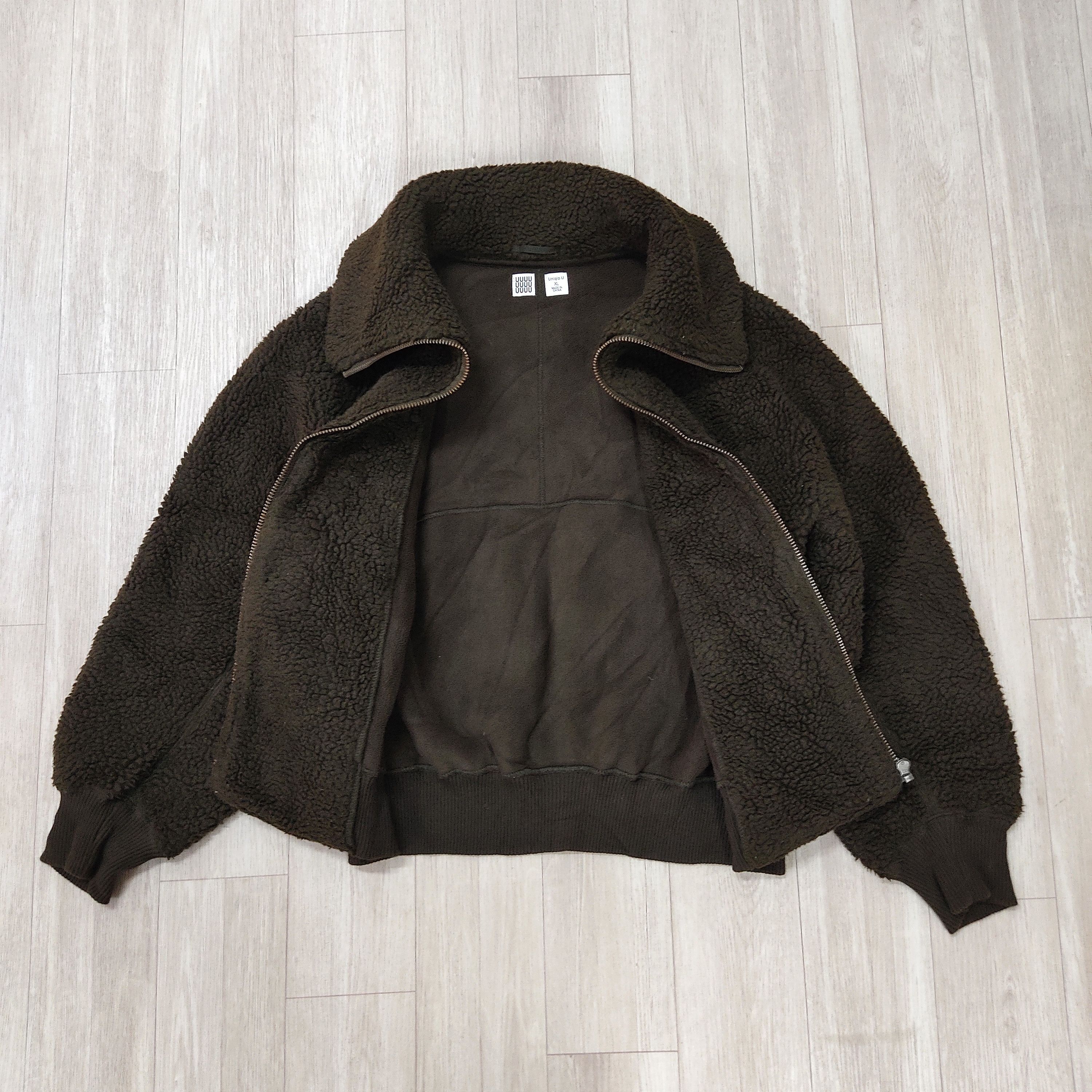Christophe Lemaire UNIQLO U x LEMAIRE Deep Pile Sherpa Fleece Zipper Jacket Size US XL / EU 56 / 4 - 6 Thumbnail