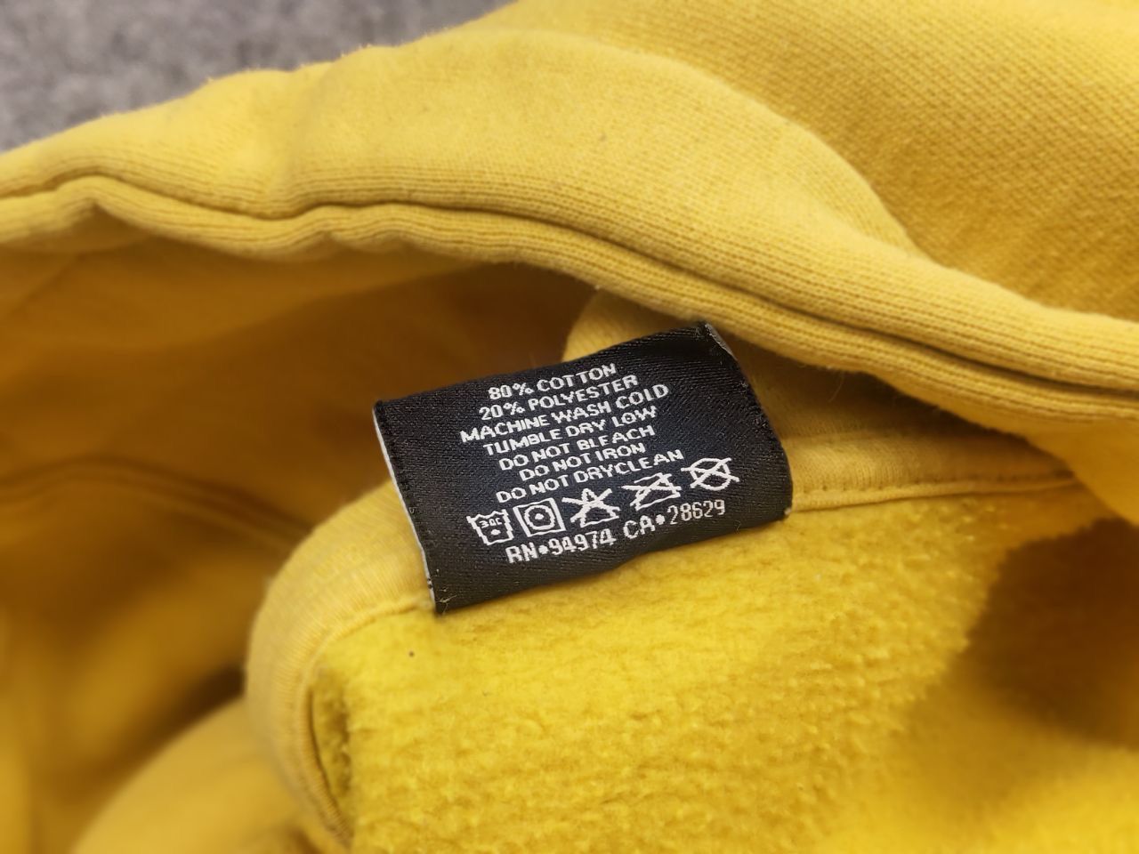 Stussy Vintage Stussy Yellow Hoodie S-Horn Big Logo Size US XS / EU 42 / 0 - 15 Thumbnail