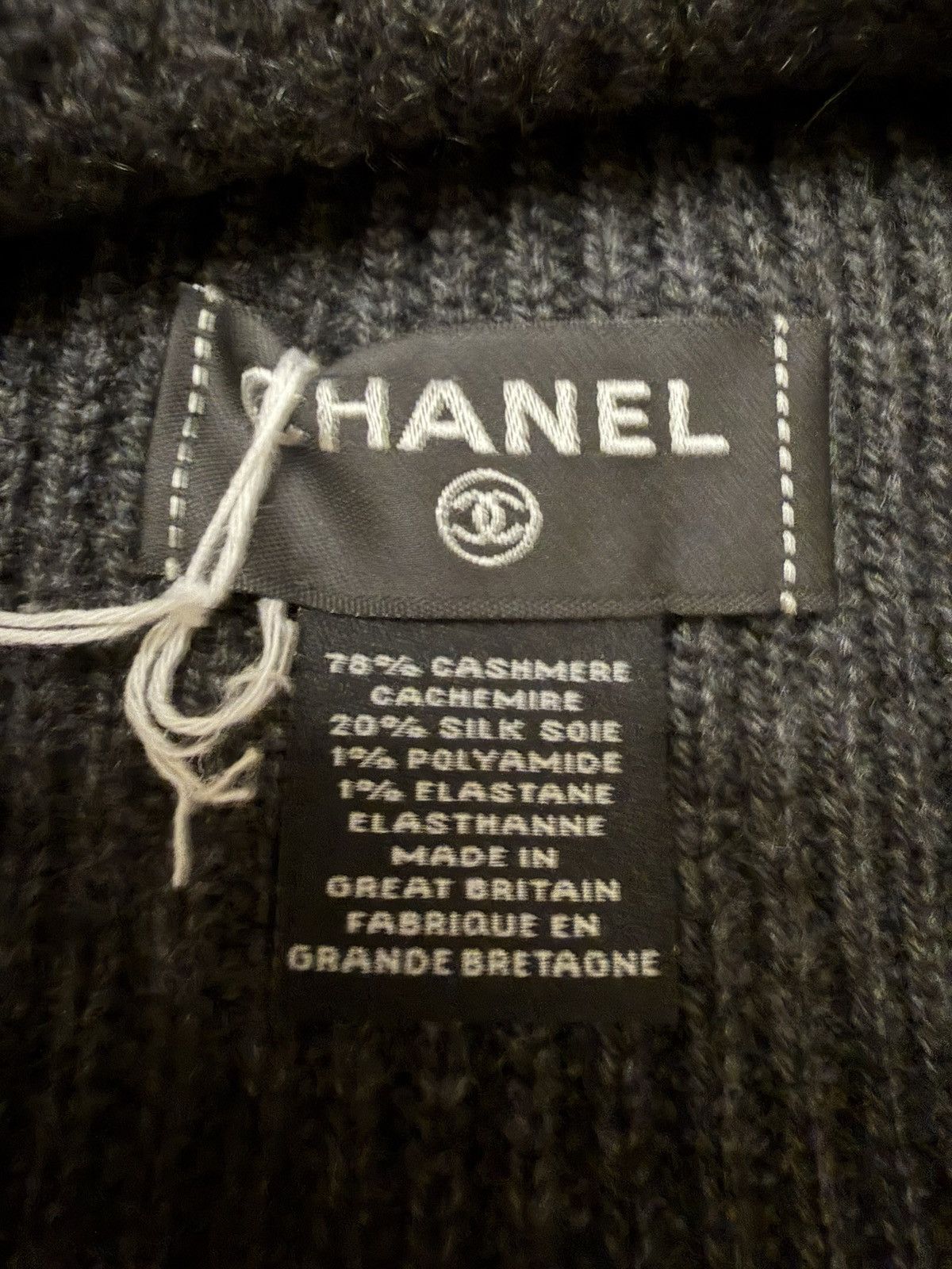 Chanel Chanel 25B grey cashmere beanie Size ONE SIZE - 3 Thumbnail