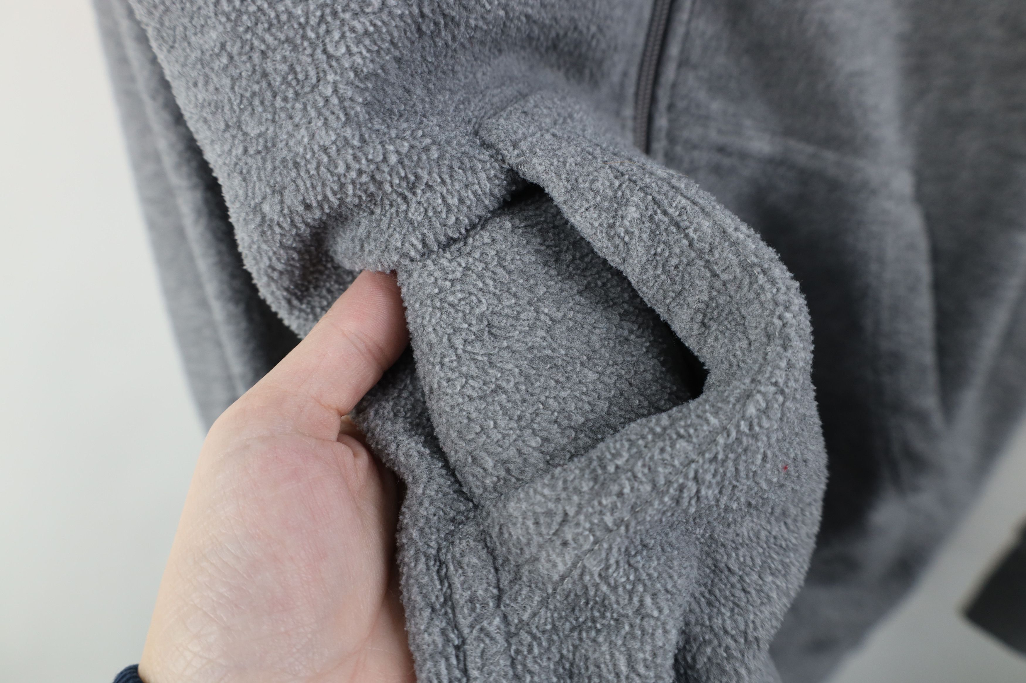 Vintage Vintage 90s Y2K Ireland Rugby Fleece Full Zip Hoodie Gray Size XL / US 12-14 / IT 48-50 - 6 Thumbnail