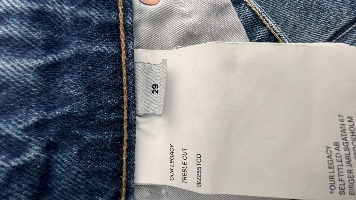 Our Legacy Deadline Wash Treble Cut Jeans Size US 31 - 6 Thumbnail