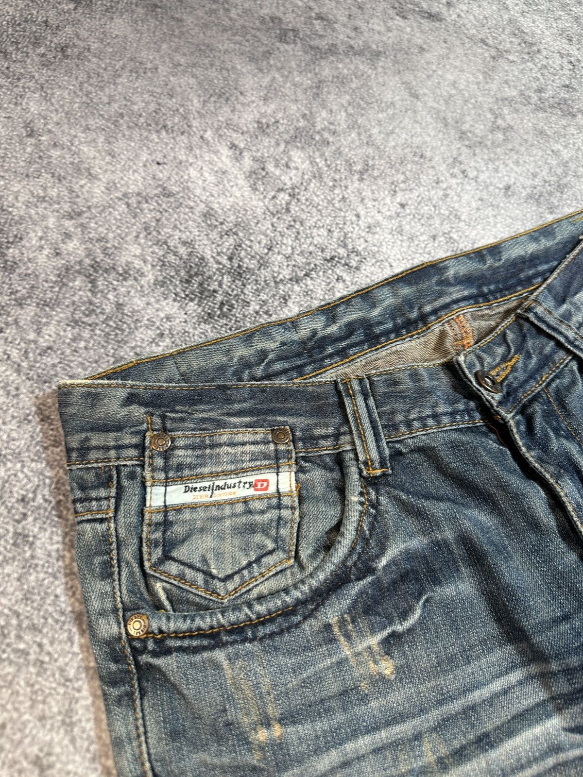 Diesel Vintage Diesel Logo Jeans Very Rare Denim USA Streetwear S Size US 30 / EU 46 - 6 Thumbnail