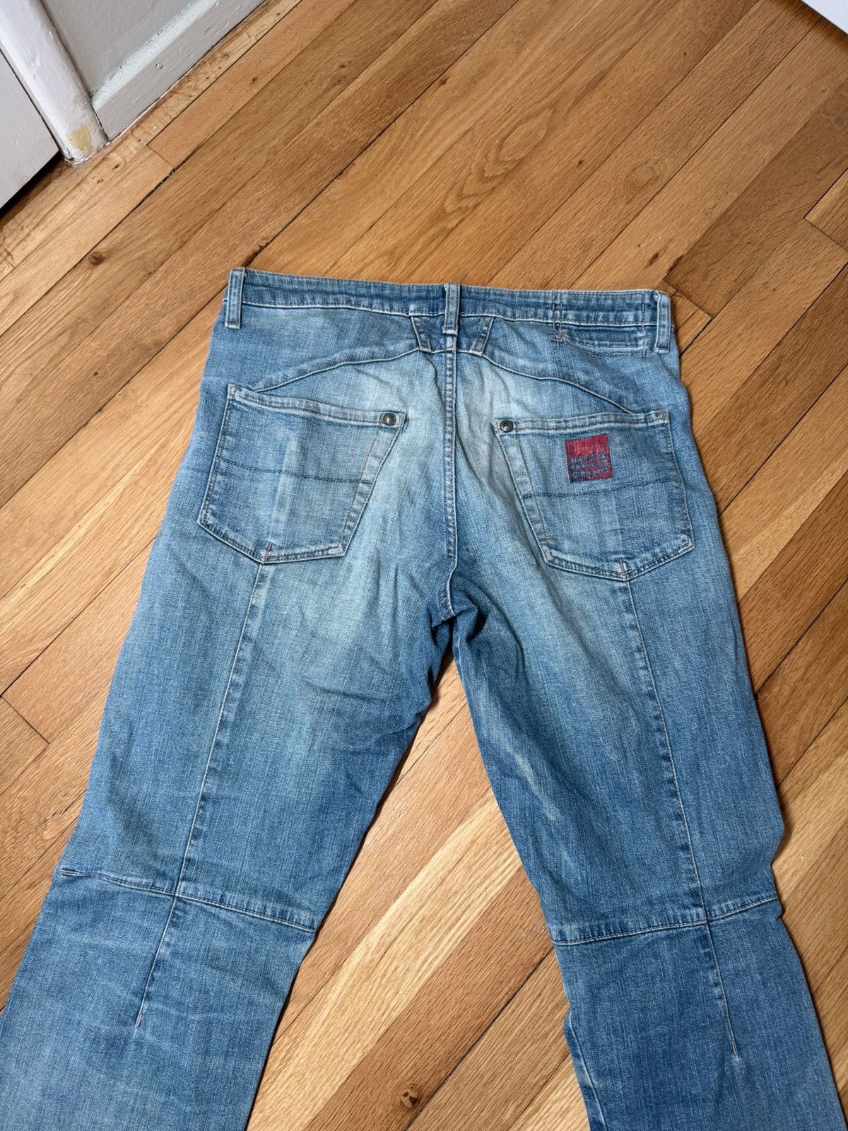 Marithe + Francois Girbaud Marithe Francois Girbaud Denim Red Blue Size US 30 / EU 46 - 8 Thumbnail