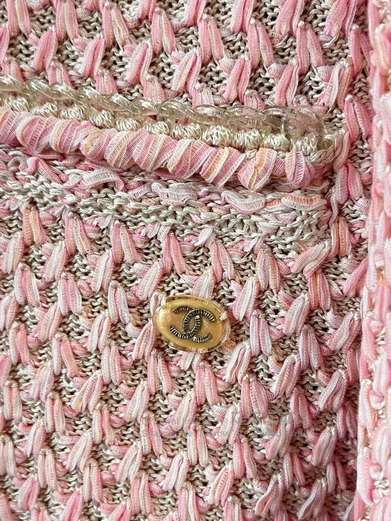 Chanel Chanel Pink tweed coat Size XS / US 0-2 / IT 36-38 - 6 Thumbnail