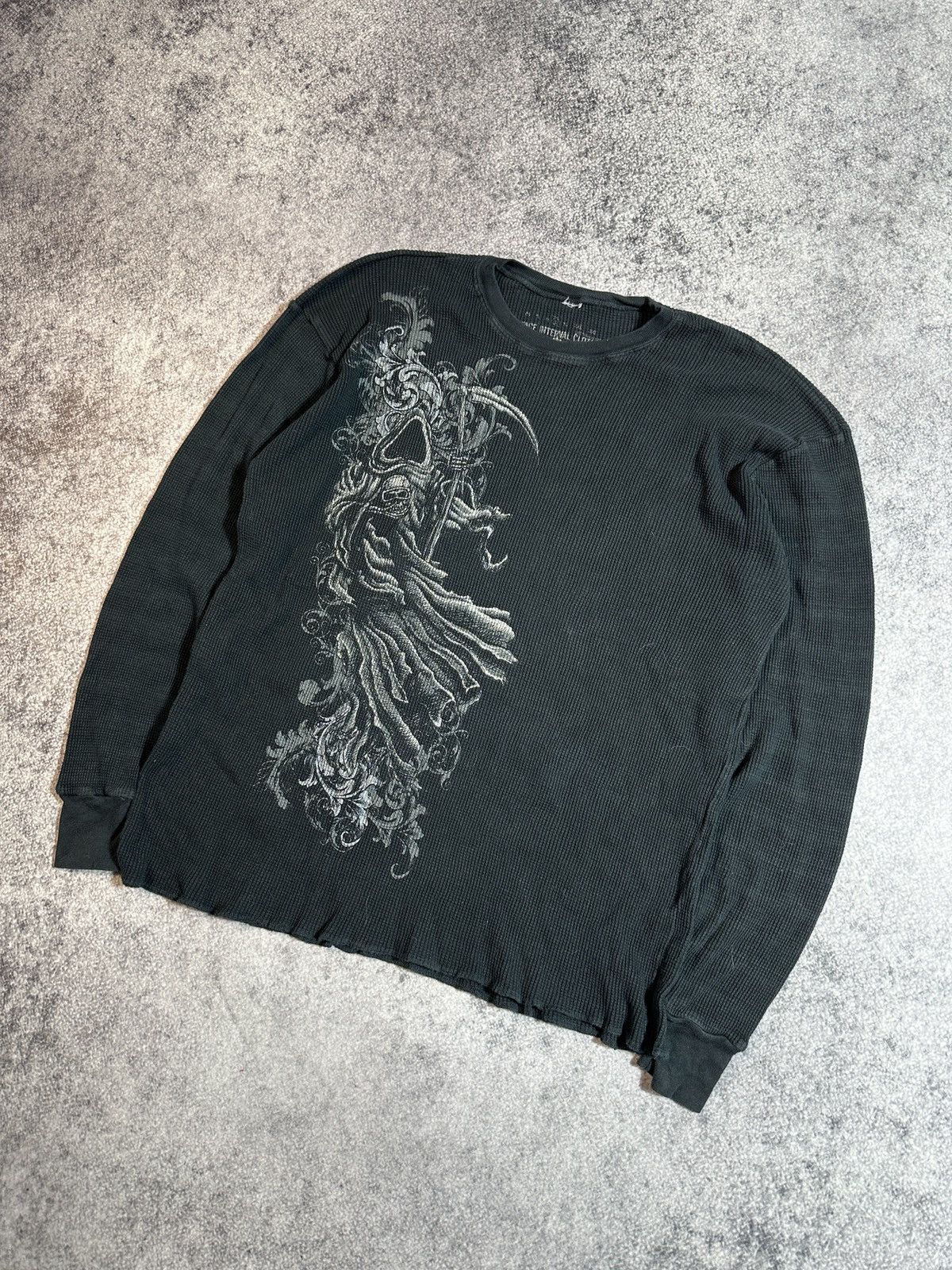Other Y2K Logo Sweater Avant Garde Style USA Opium L Rare Alt Size US L / EU 52-54 / 3 - 2 Thumbnail