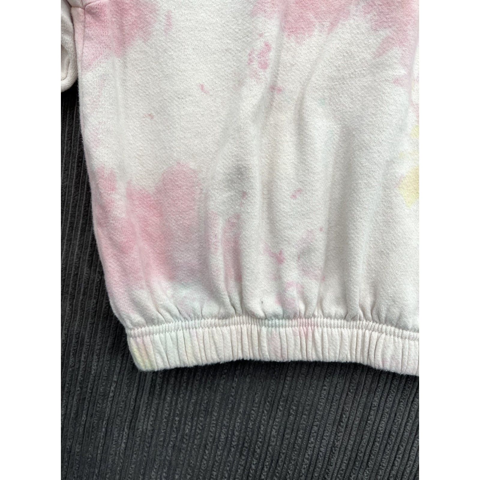 Vintage Keith Haring Women Sweater Size Large Tie Dye Long Sleeve Crop Hoodie Size L / US 10 / IT 46 - 7 Thumbnail